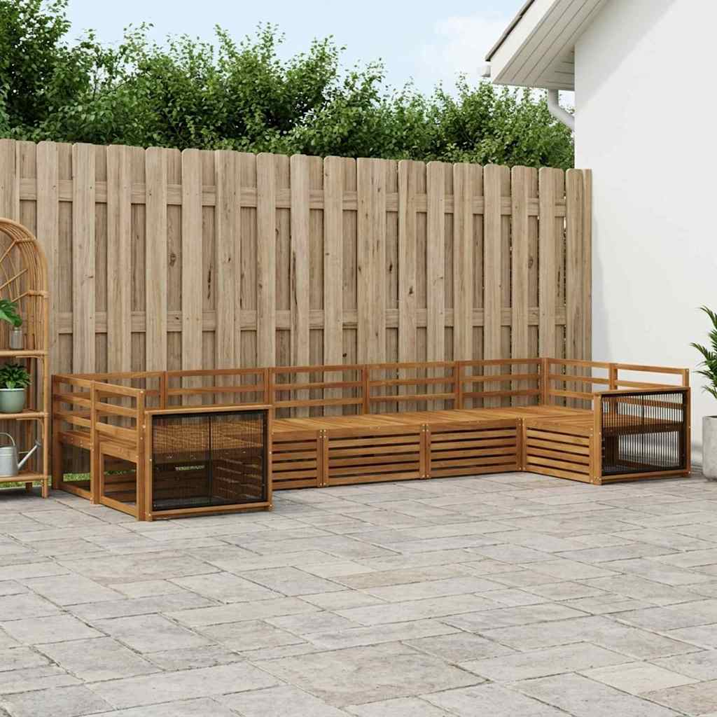 Buiten bankenset 7 pcs Naturel – afbeelding 1