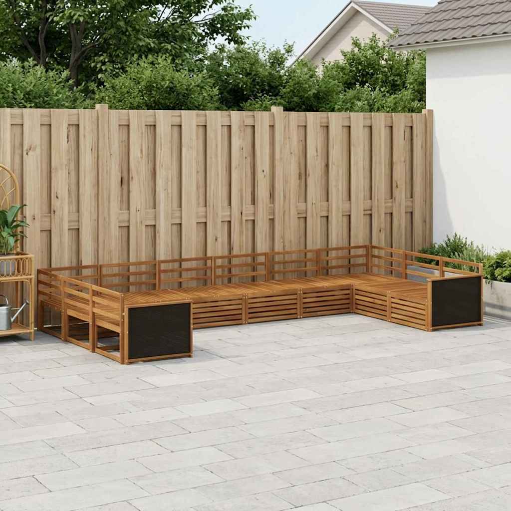 Sofa-Sets 10 pcs Massief Acaciahout – afbeelding 1