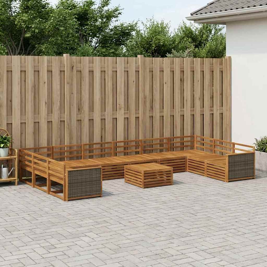 Sofa-Sets 11 pcs Massief Acaciahout