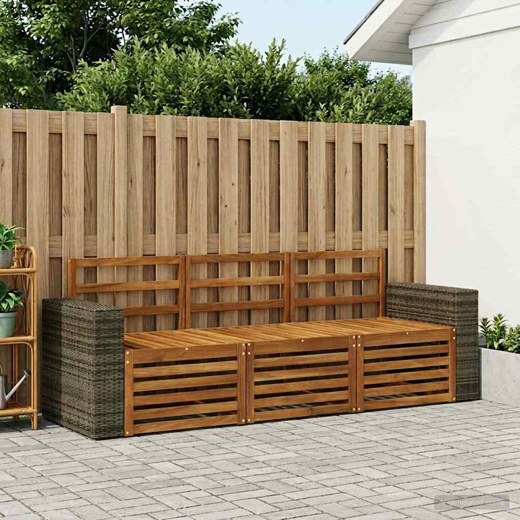 Sofa-Sets 3 pcs Massief Acaciahout