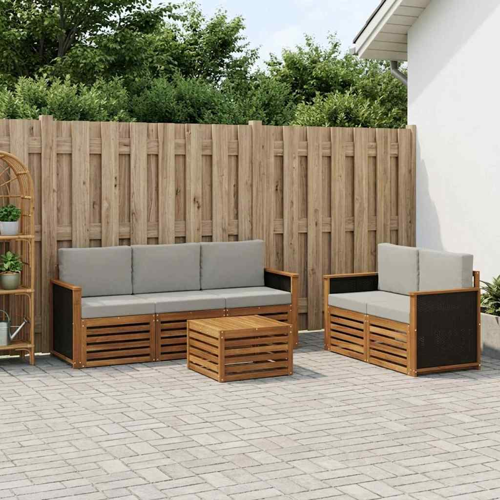 Sofa-Sets Massief Acaciahout – afbeelding 1