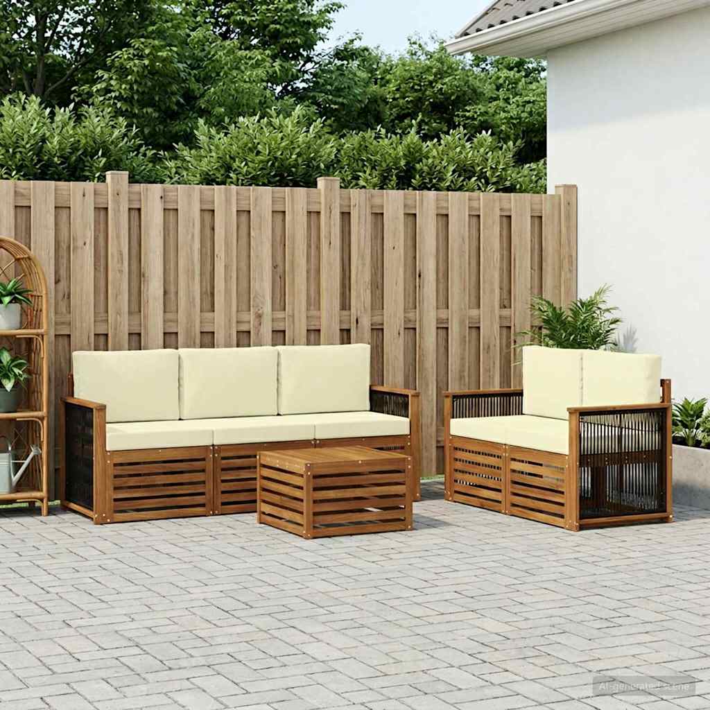 Sofa-Sets Massief Acaciahout – afbeelding 1