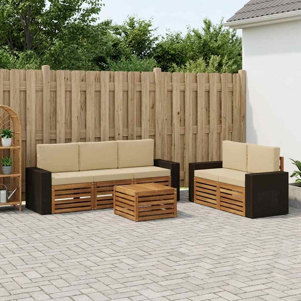 Sofa-Sets Massief Acaciahout