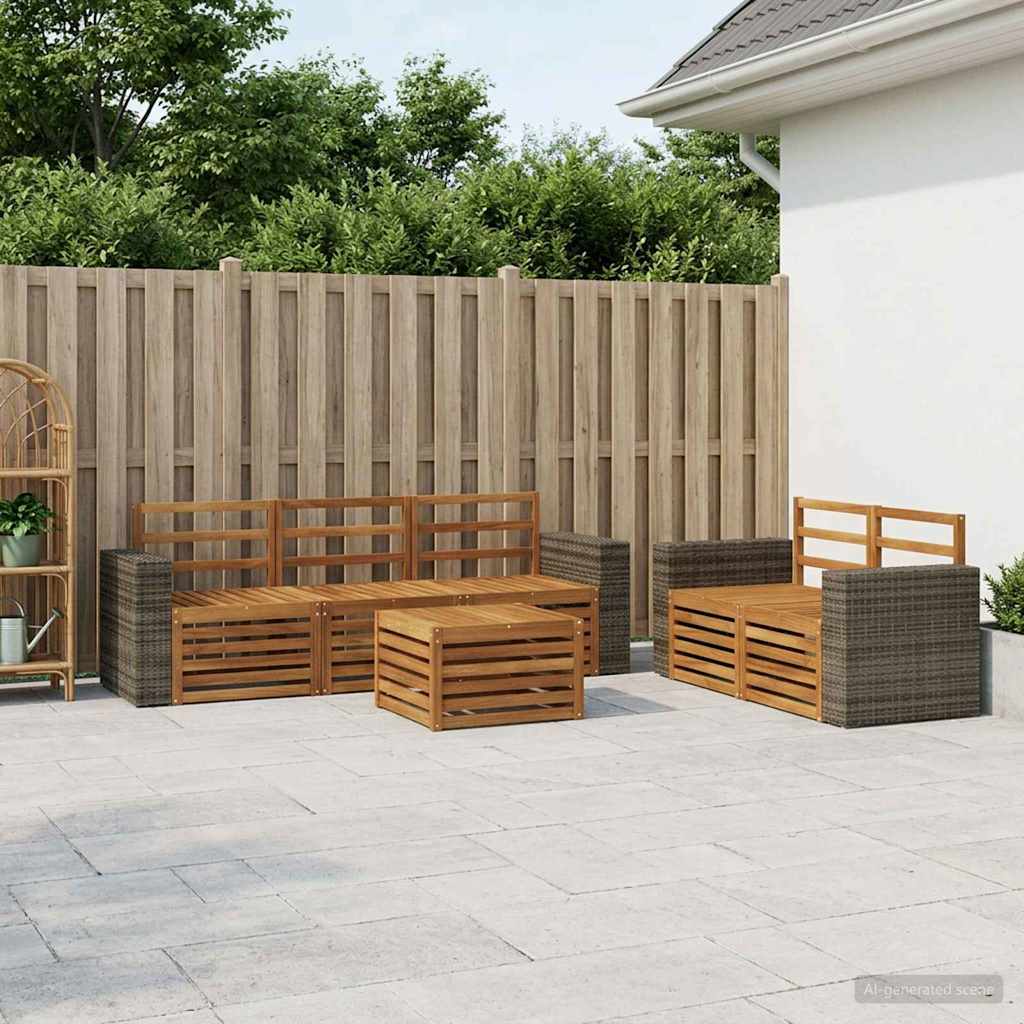 Sofa-Sets Massief Acaciahout