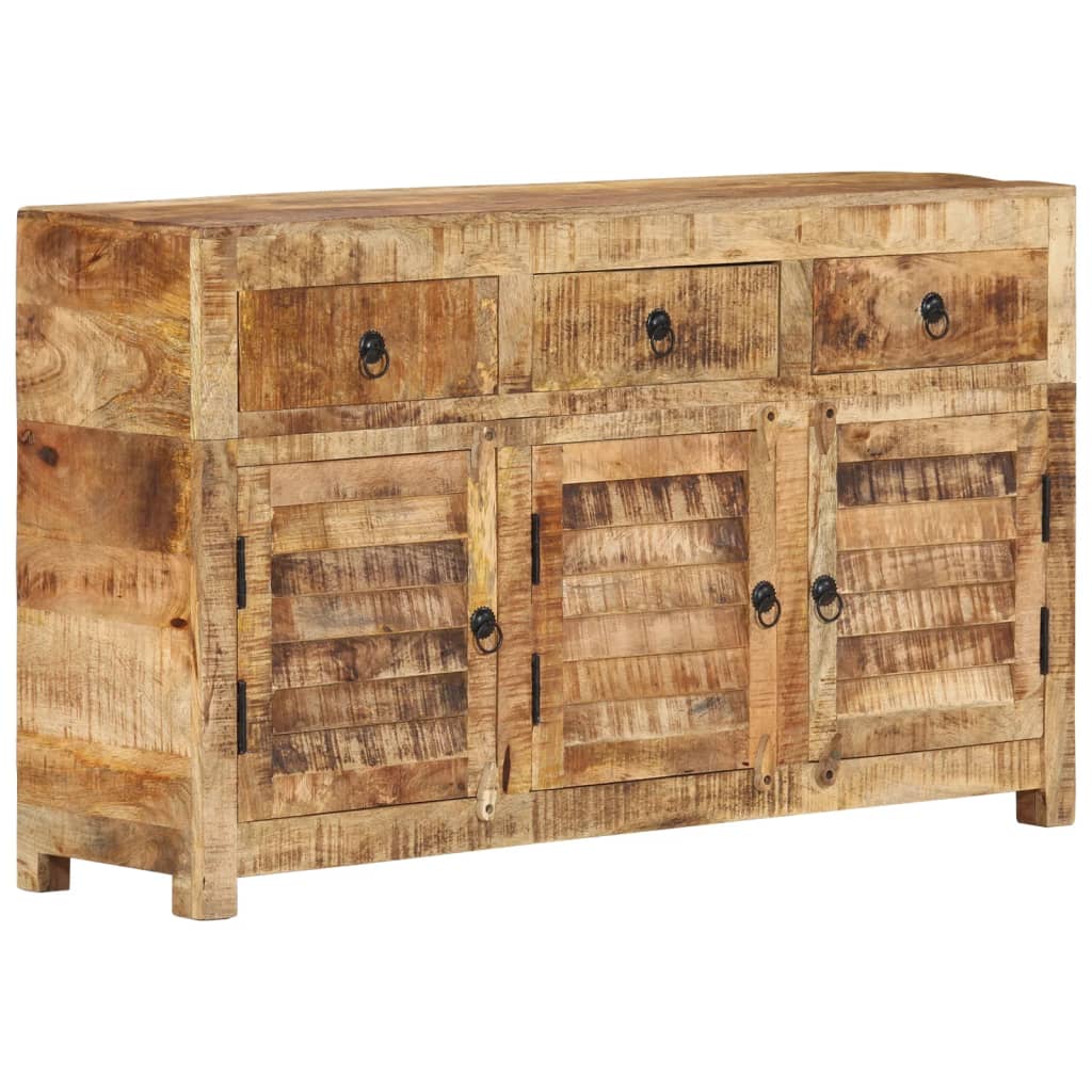 Dressoir 110x30x65 cm massief mangohout – afbeelding 10