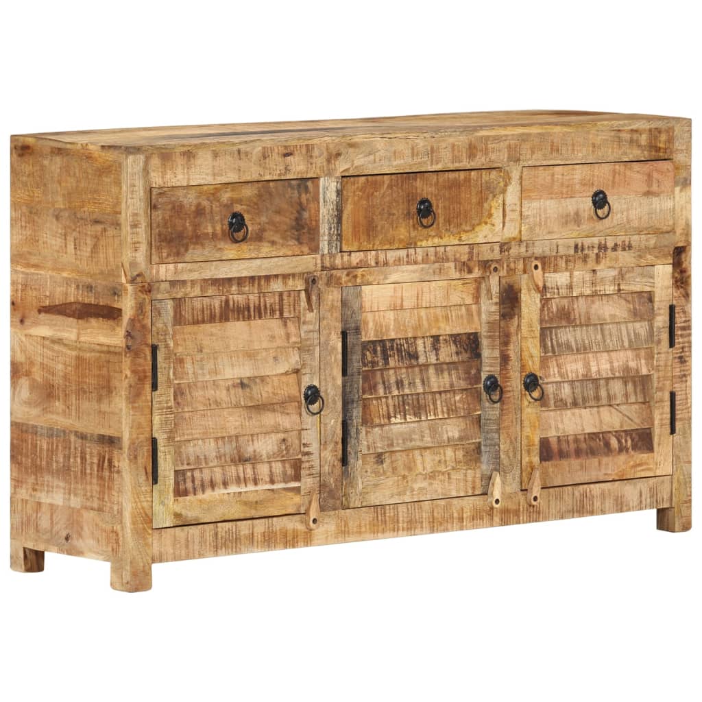 Dressoir 110x30x65 cm massief mangohout – afbeelding 11