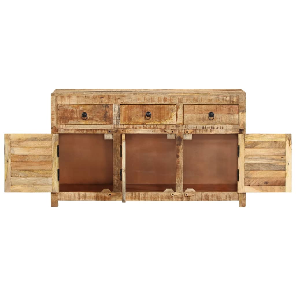 Dressoir 110x30x65 cm massief mangohout – afbeelding 4