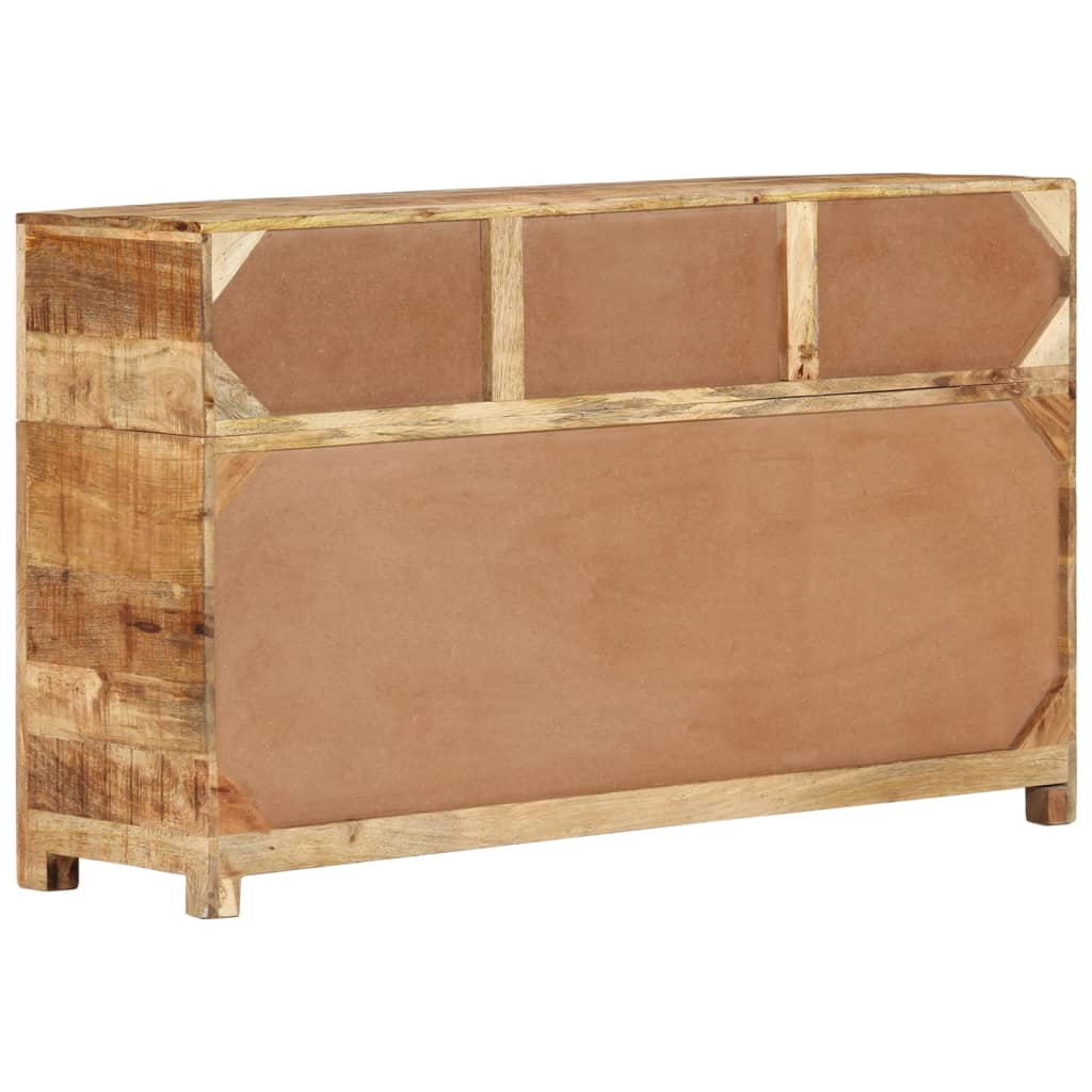 Dressoir 110x30x65 cm massief mangohout – afbeelding 5