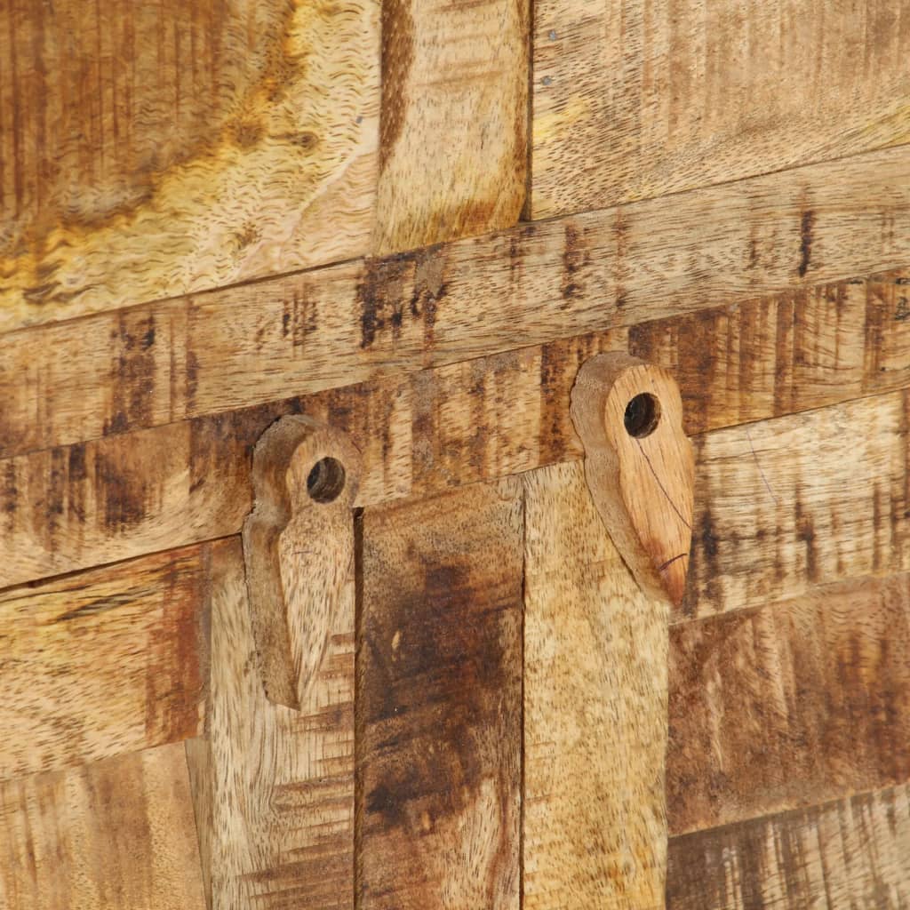 Dressoir 110x30x65 cm massief mangohout – afbeelding 7