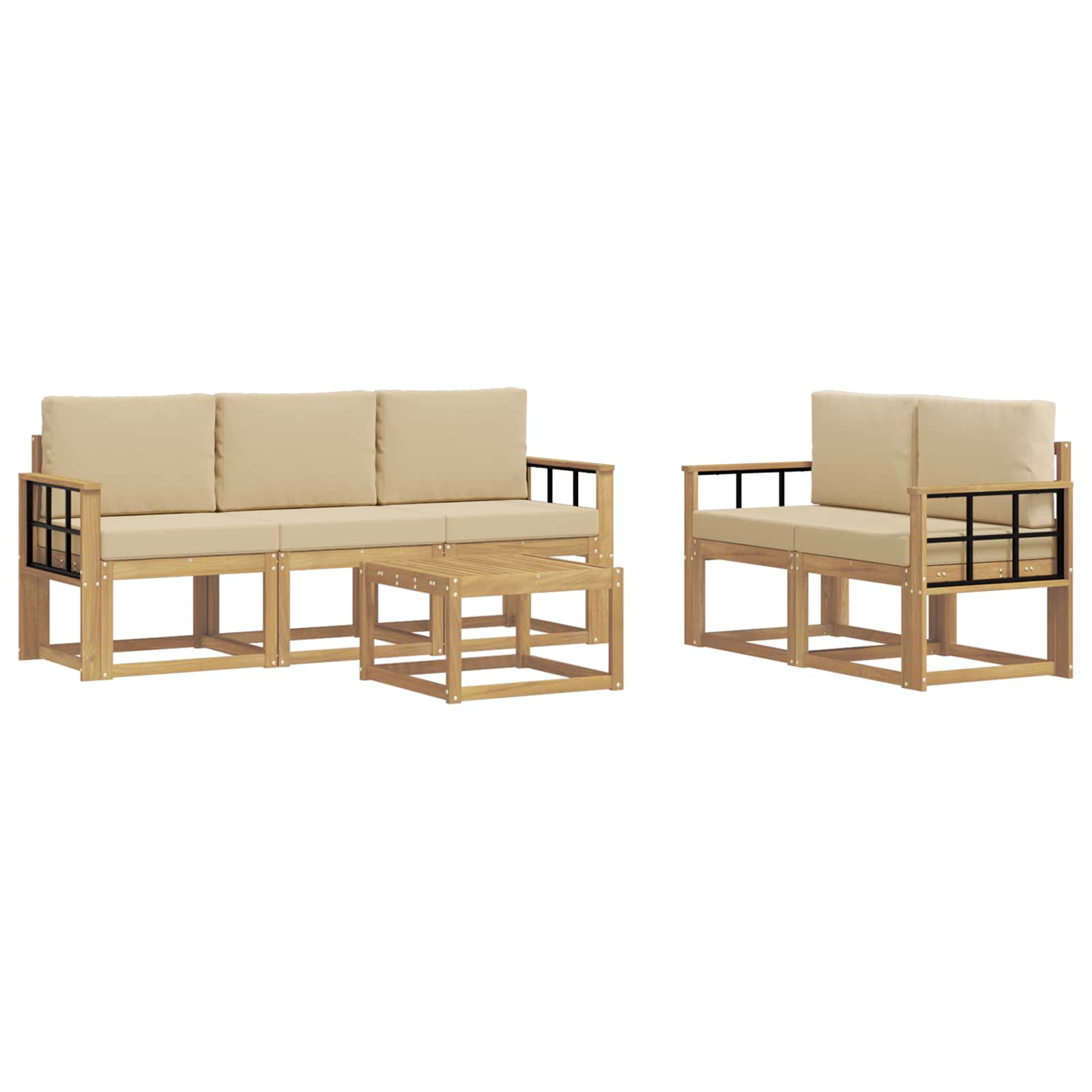 Buiten bankenset 6 pcs – afbeelding 2