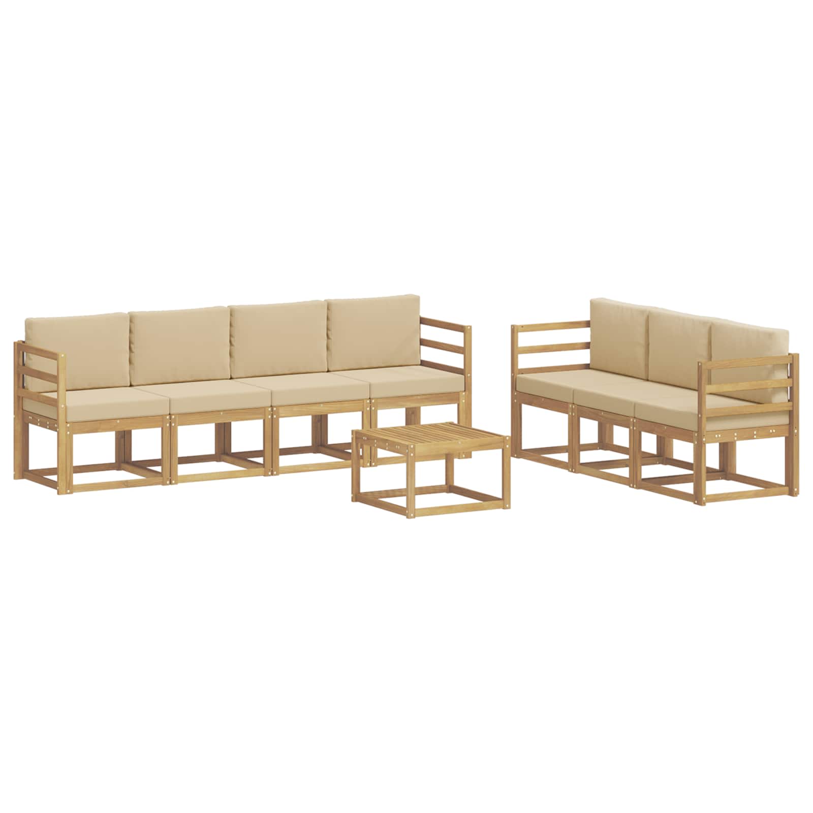 Buiten bankenset 7 pcs – afbeelding 2