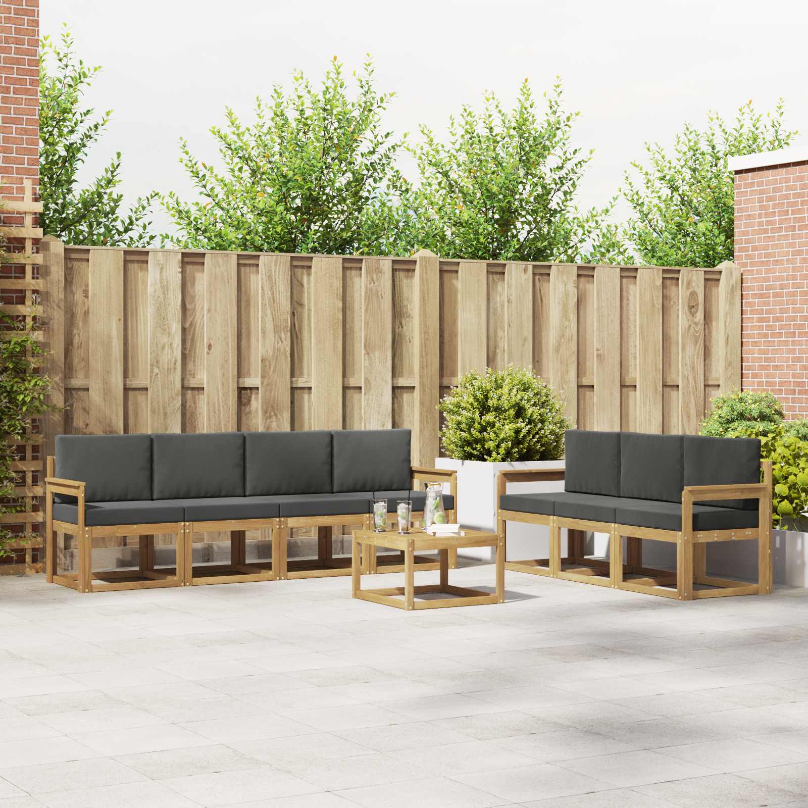 Buiten bankenset 7 pcs – afbeelding 1