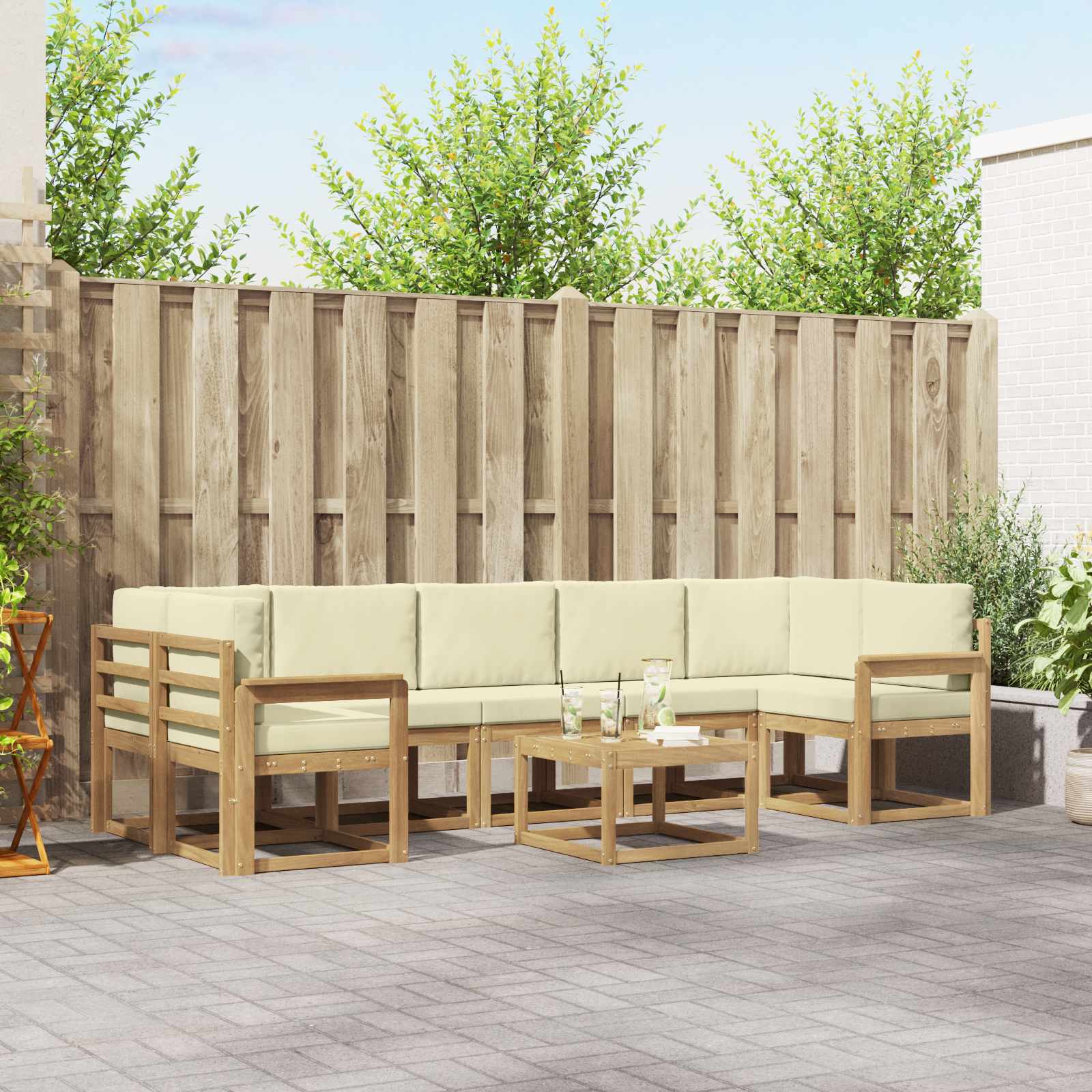 Buiten bankenset 6 pcs – afbeelding 1