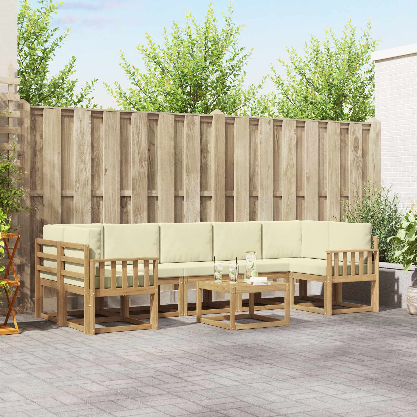 Buiten bankenset 6 pcs – afbeelding 1