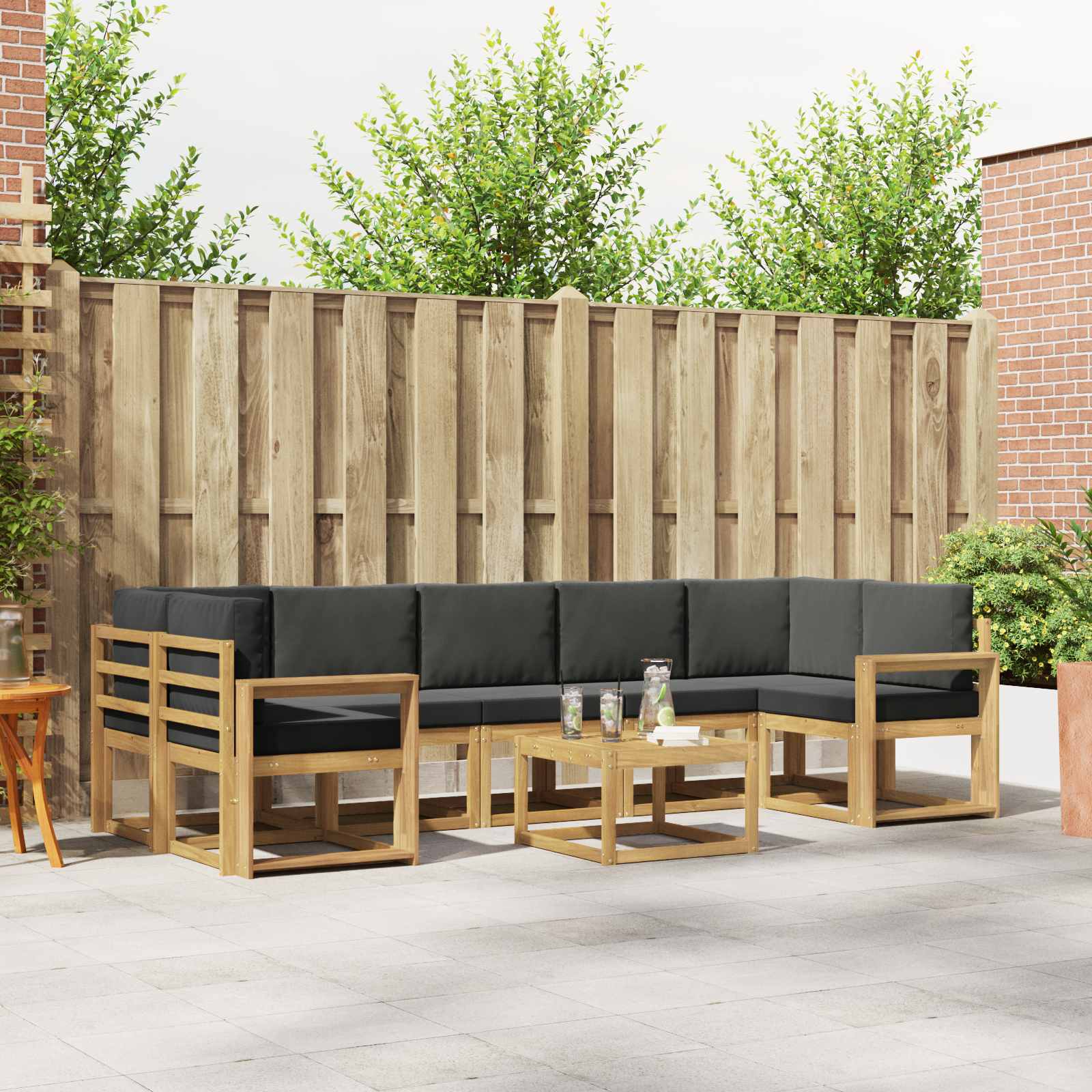 Buiten bankenset 6 pcs – afbeelding 1