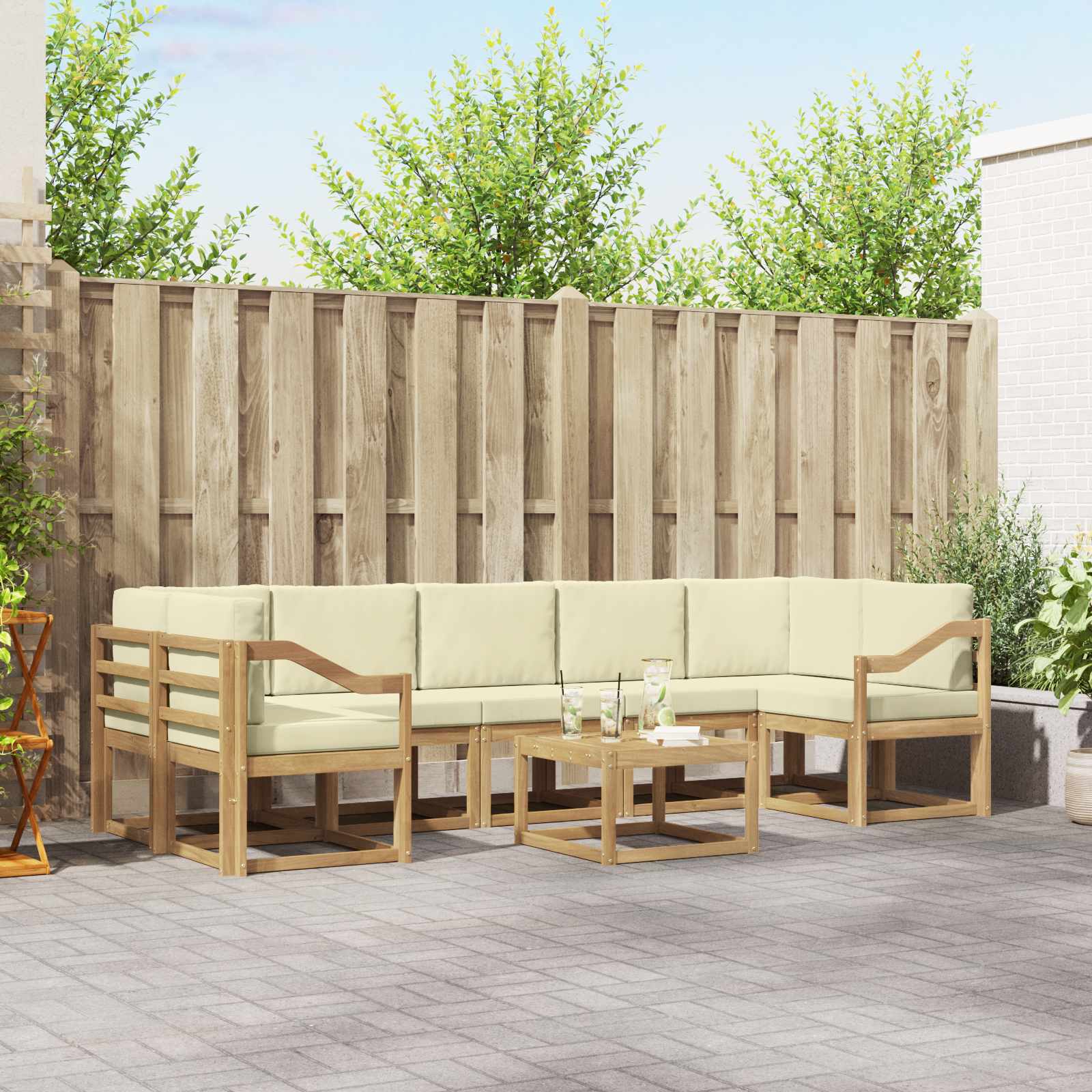 Buiten bankenset 6 pcs – afbeelding 1