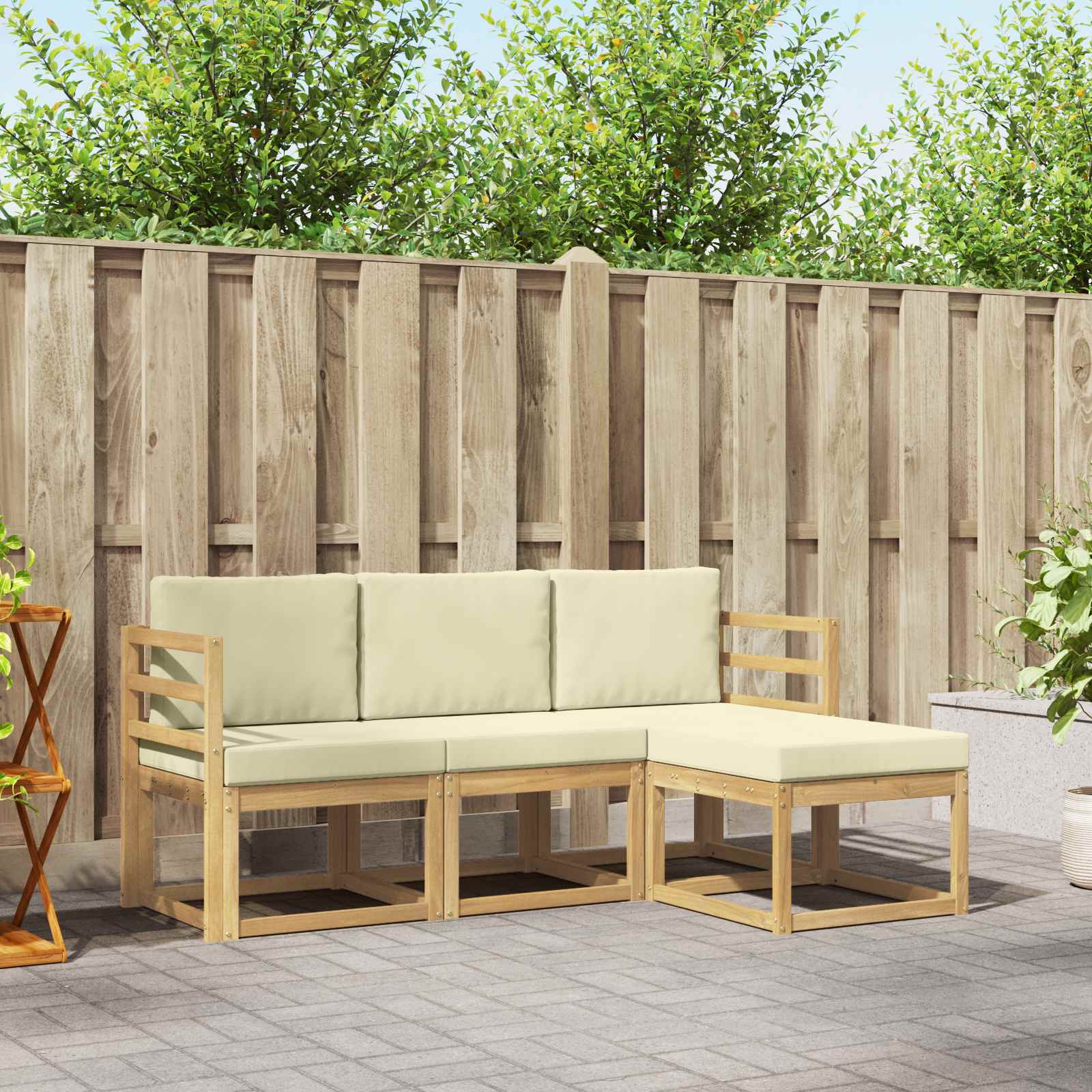 Buiten bankenset 4 pcs – afbeelding 1