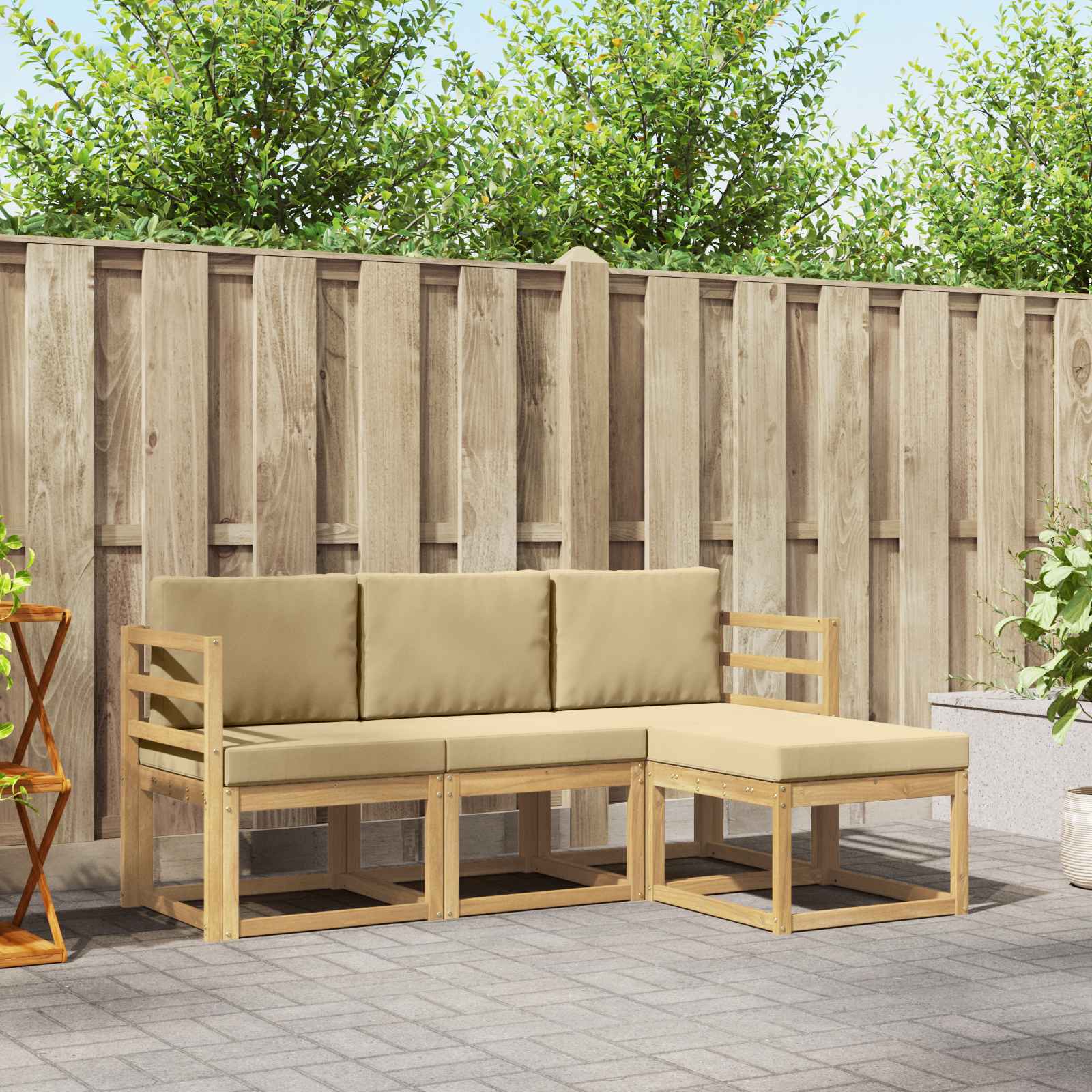 Buiten bankenset 4 pcs – afbeelding 1