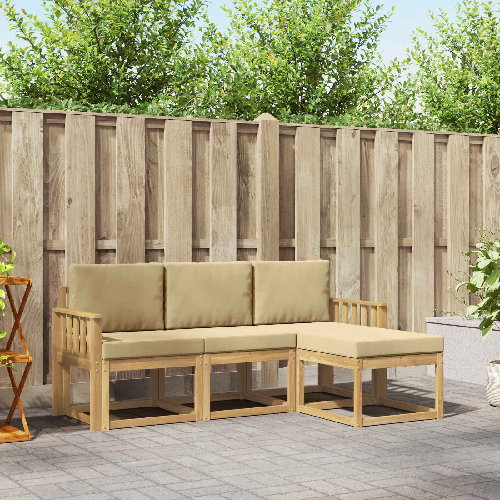 Buiten bankenset 4 pcs – afbeelding 1