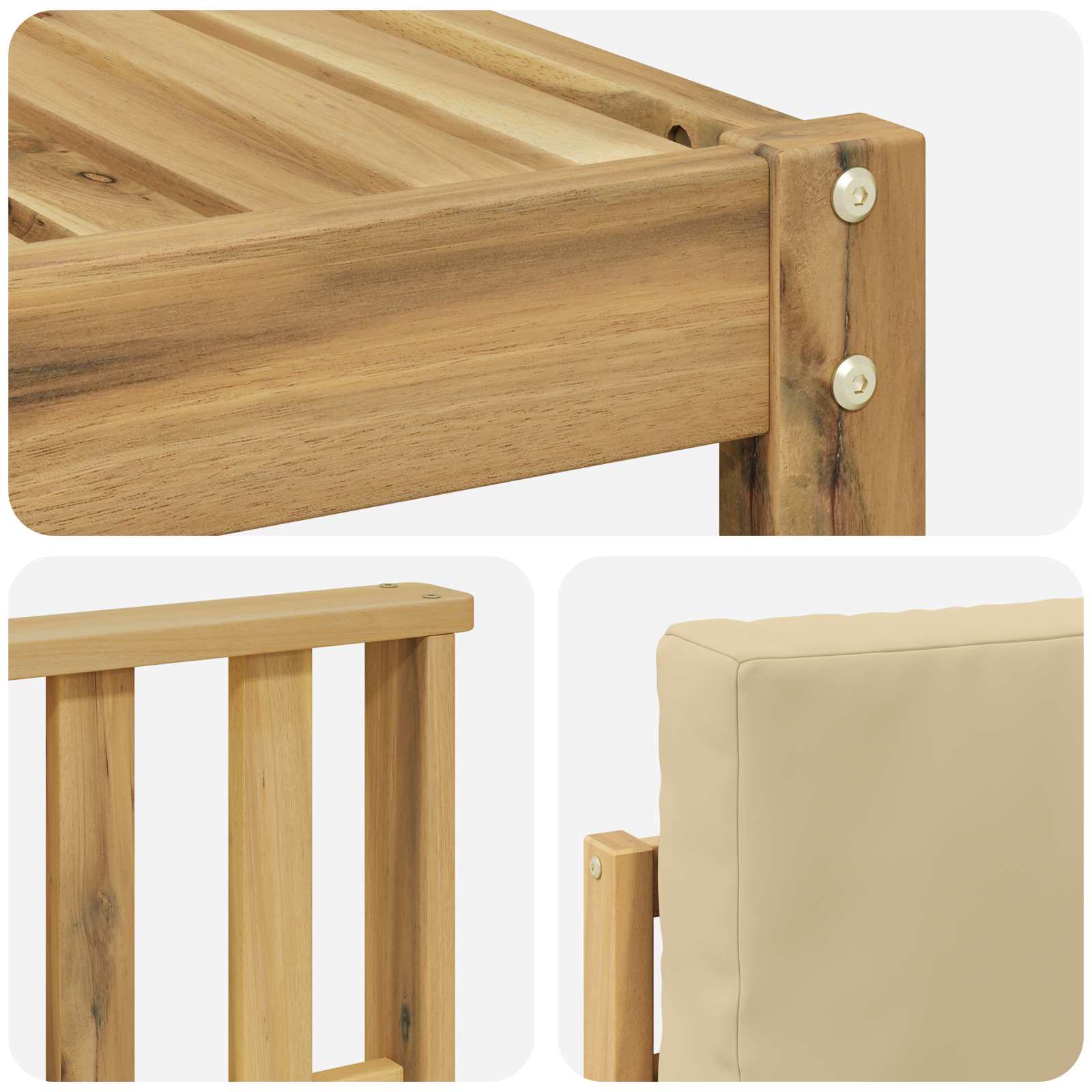 Buiten bankenset 4 pcs – afbeelding 5