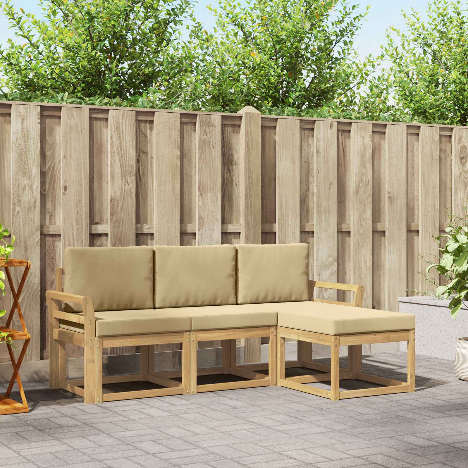 Buiten bankenset 4 pcs – afbeelding 1