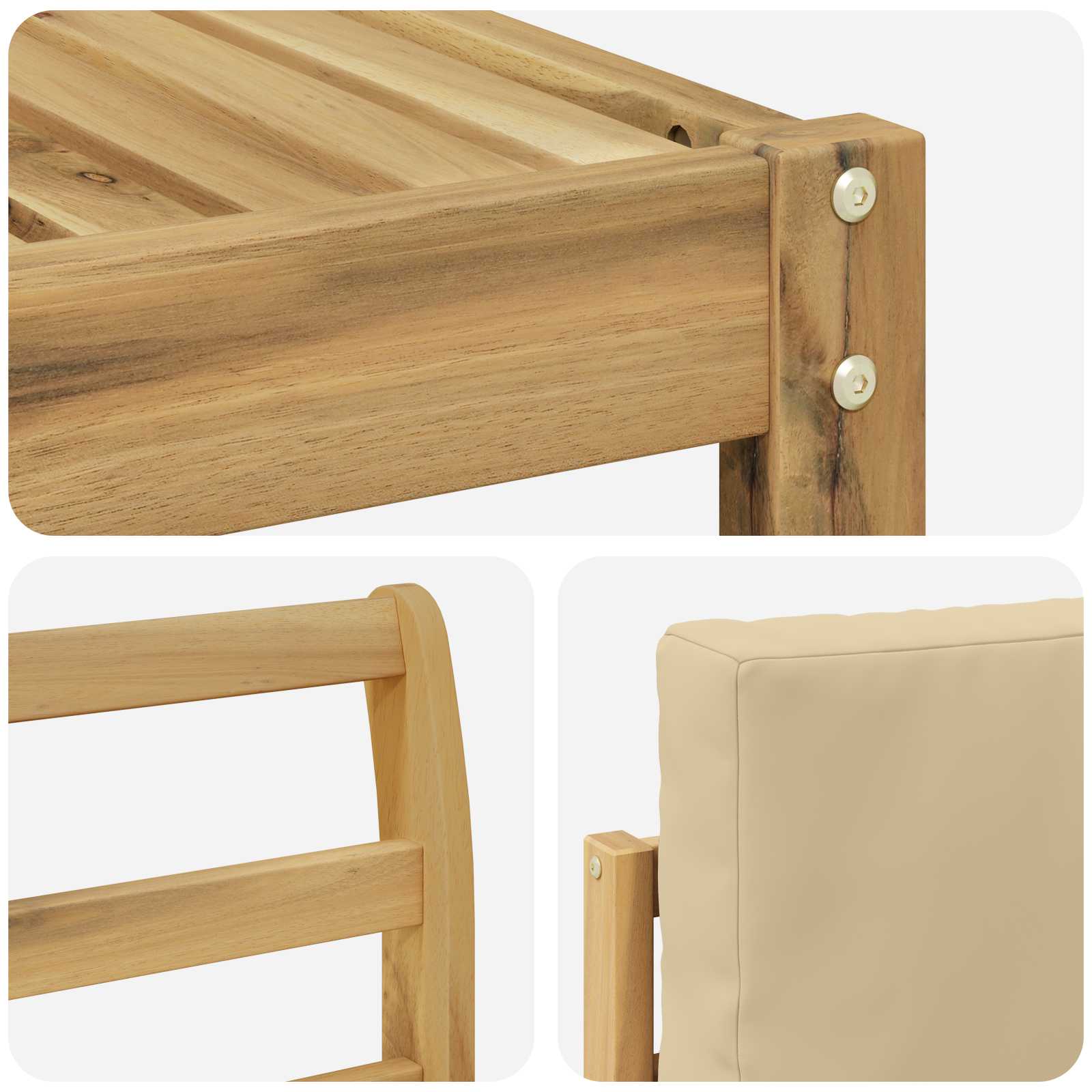 Buiten bankenset 4 pcs – afbeelding 5