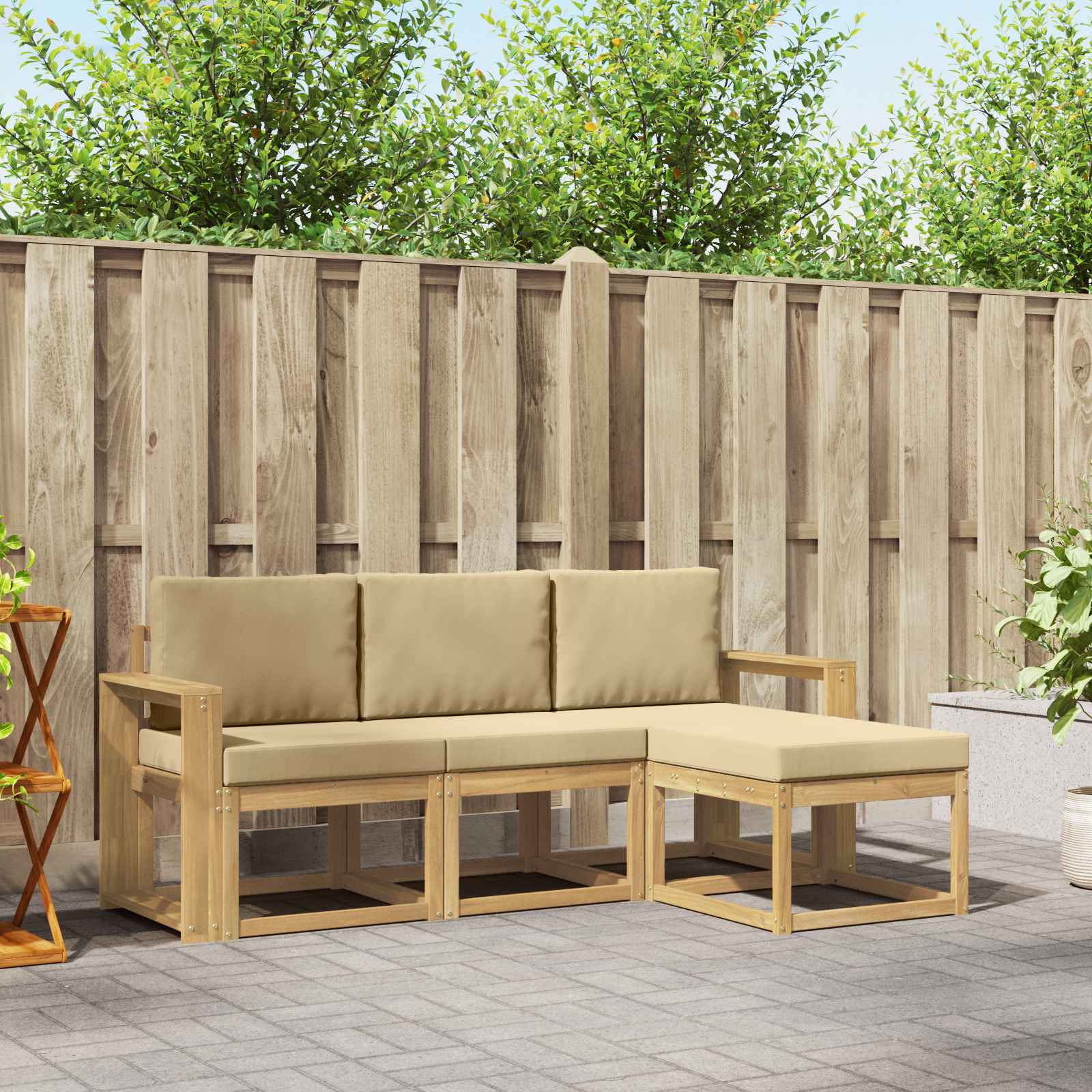 Buiten bankenset 4 pcs