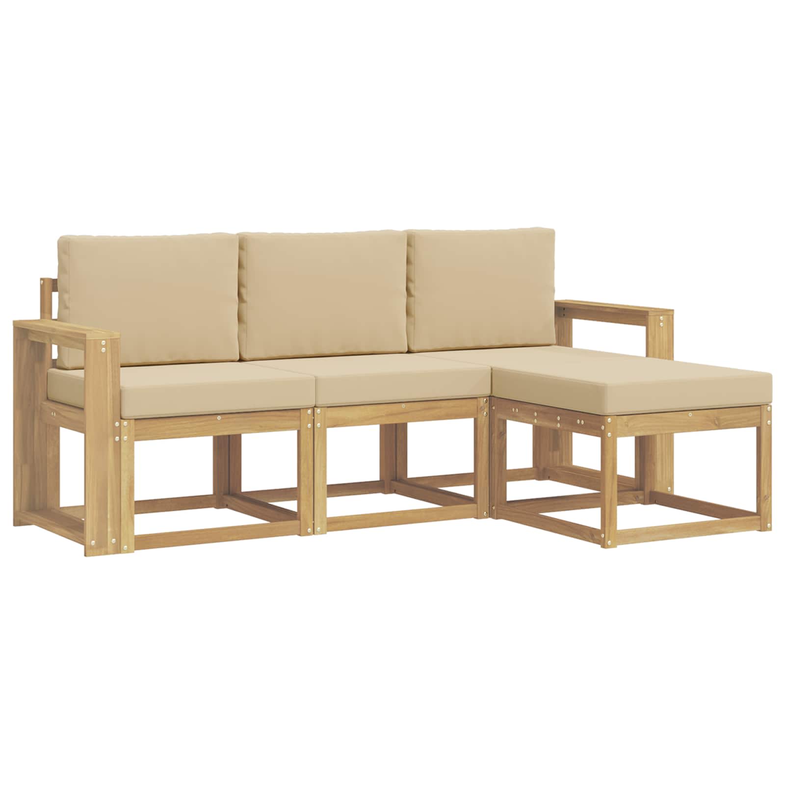Buiten bankenset 4 pcs – afbeelding 2