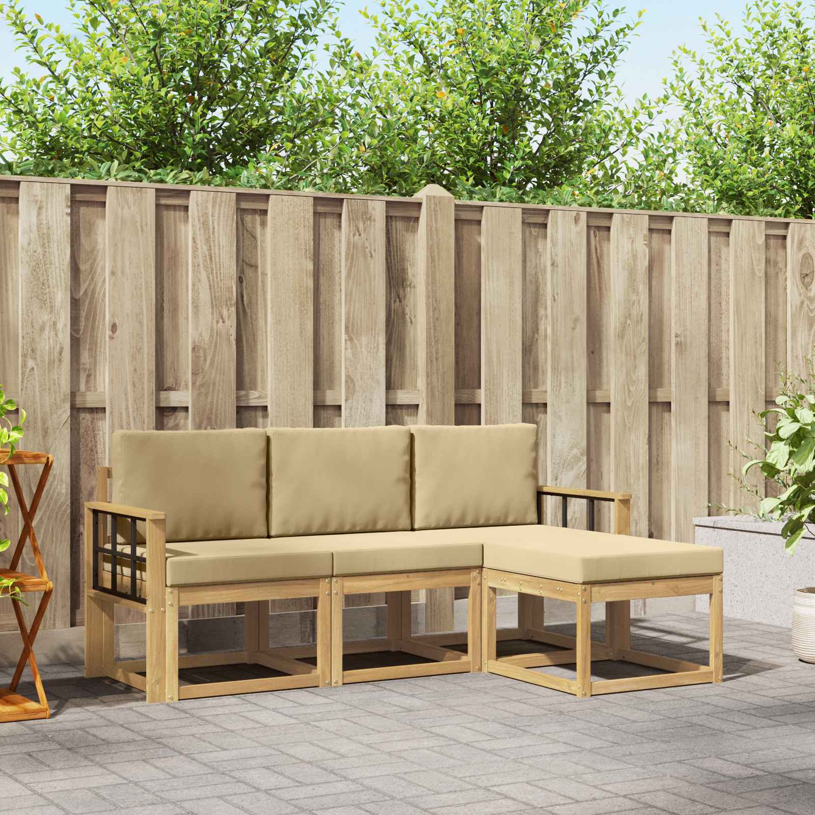 Buiten bankenset 4 pcs
