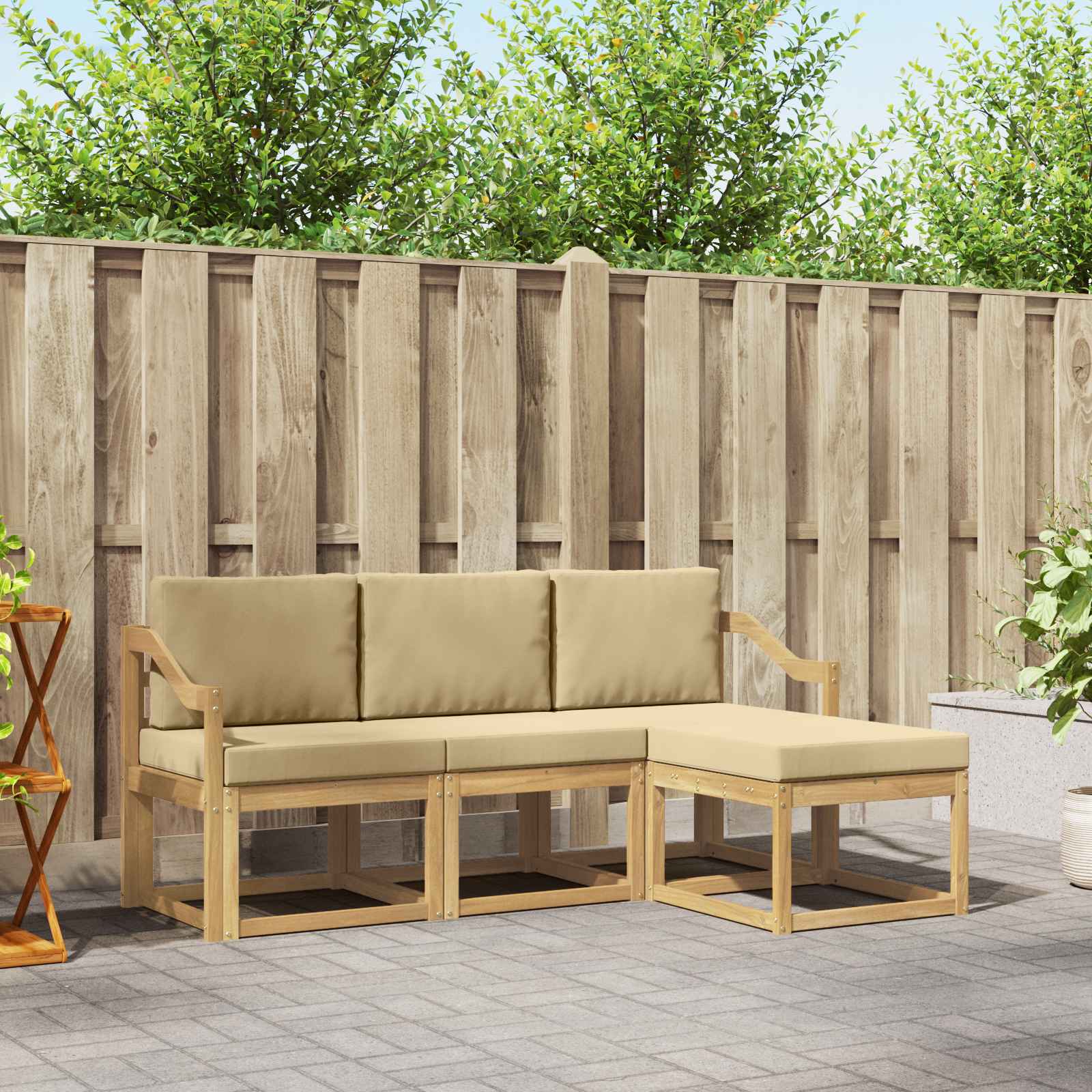 Buiten bankenset 4 pcs – afbeelding 1
