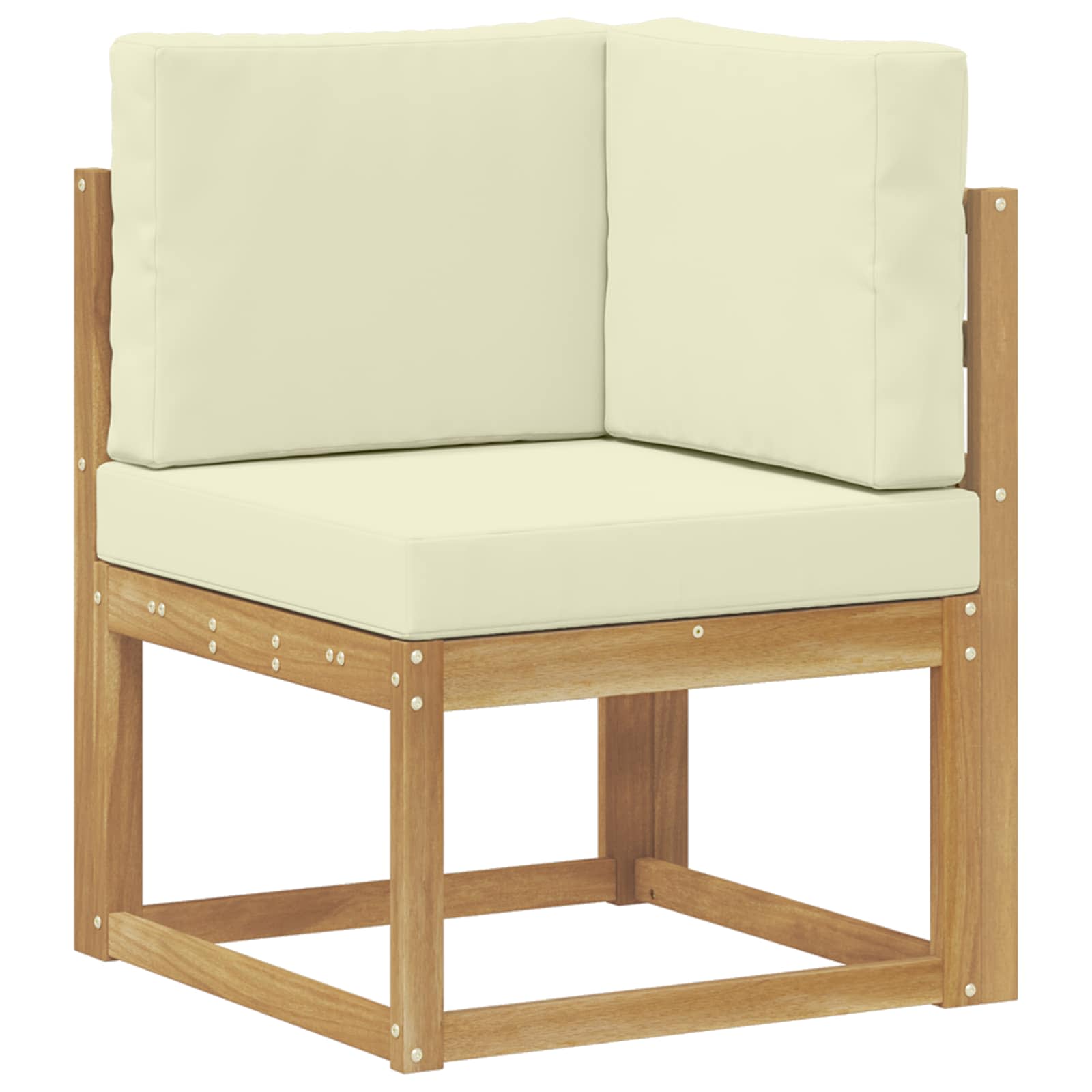 Buiten bankenset 10 pcs Wit en crèmekleurig 59 x 59 x 37 cm – afbeelding 4