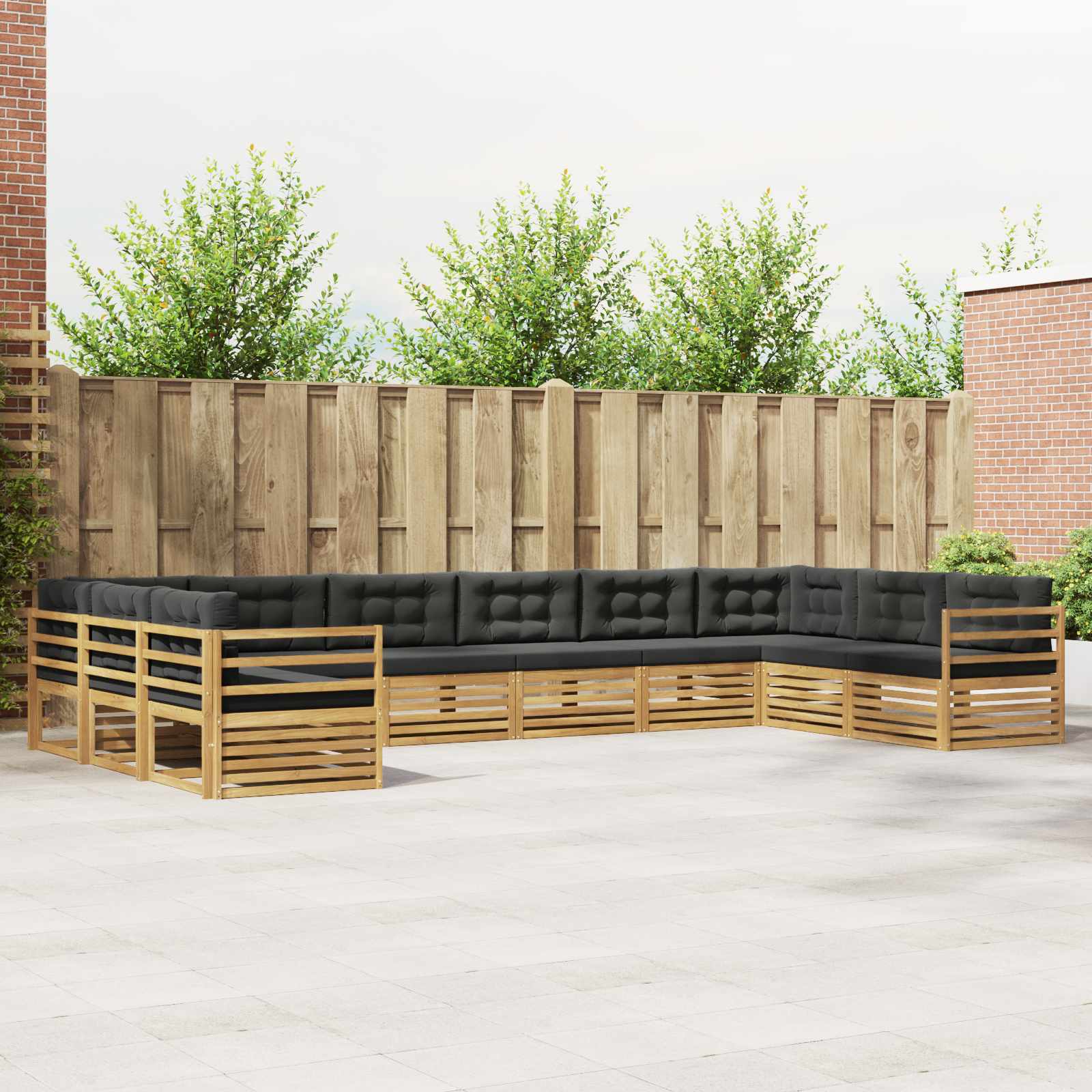 Sofa-Sets Massief Acaciahout