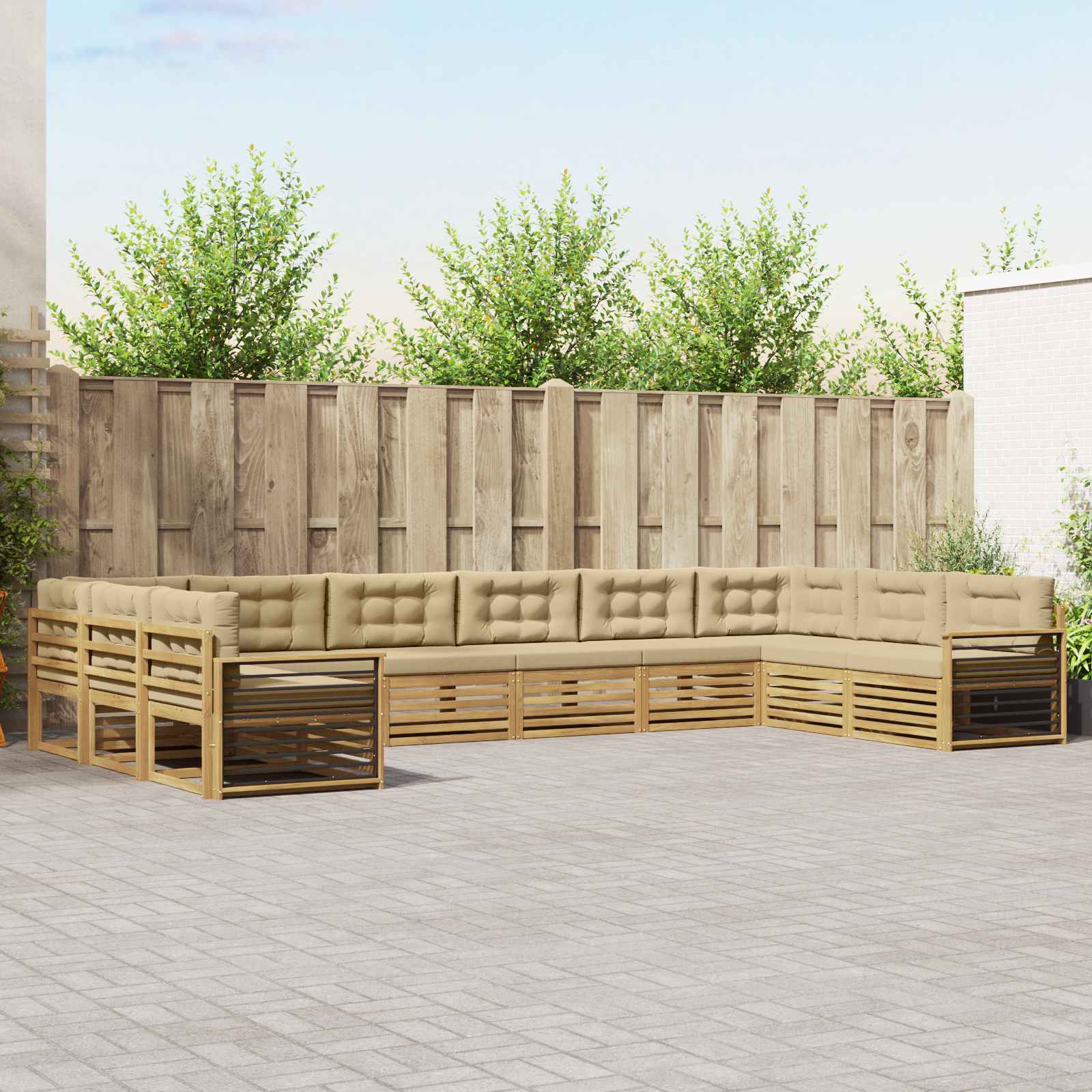 Sofa-Sets Massief Acaciahout