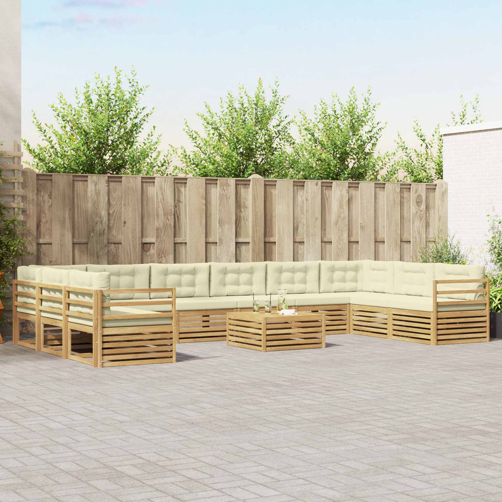 Sofa-Sets Massief Acaciahout