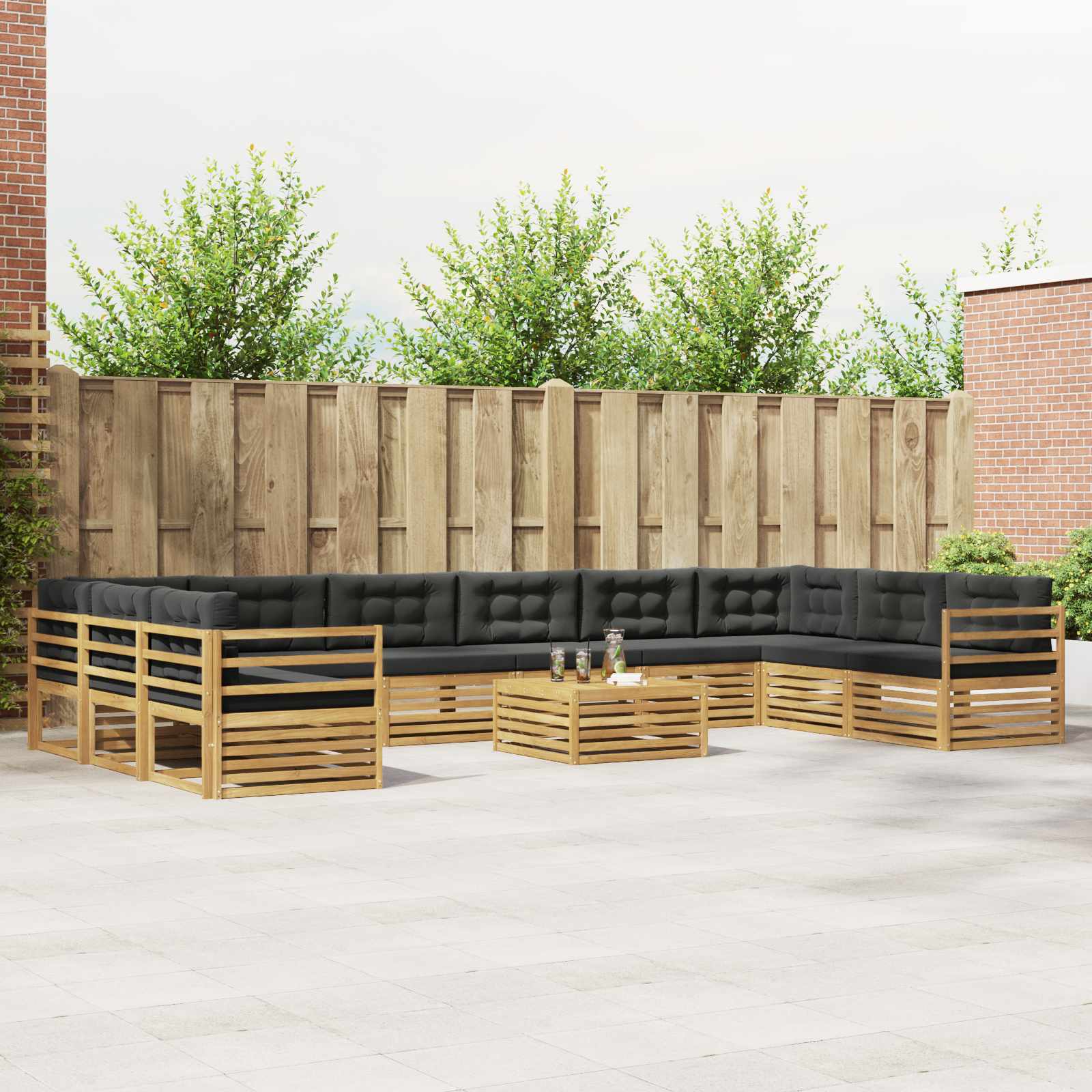 Sofa-Sets Massief Acaciahout