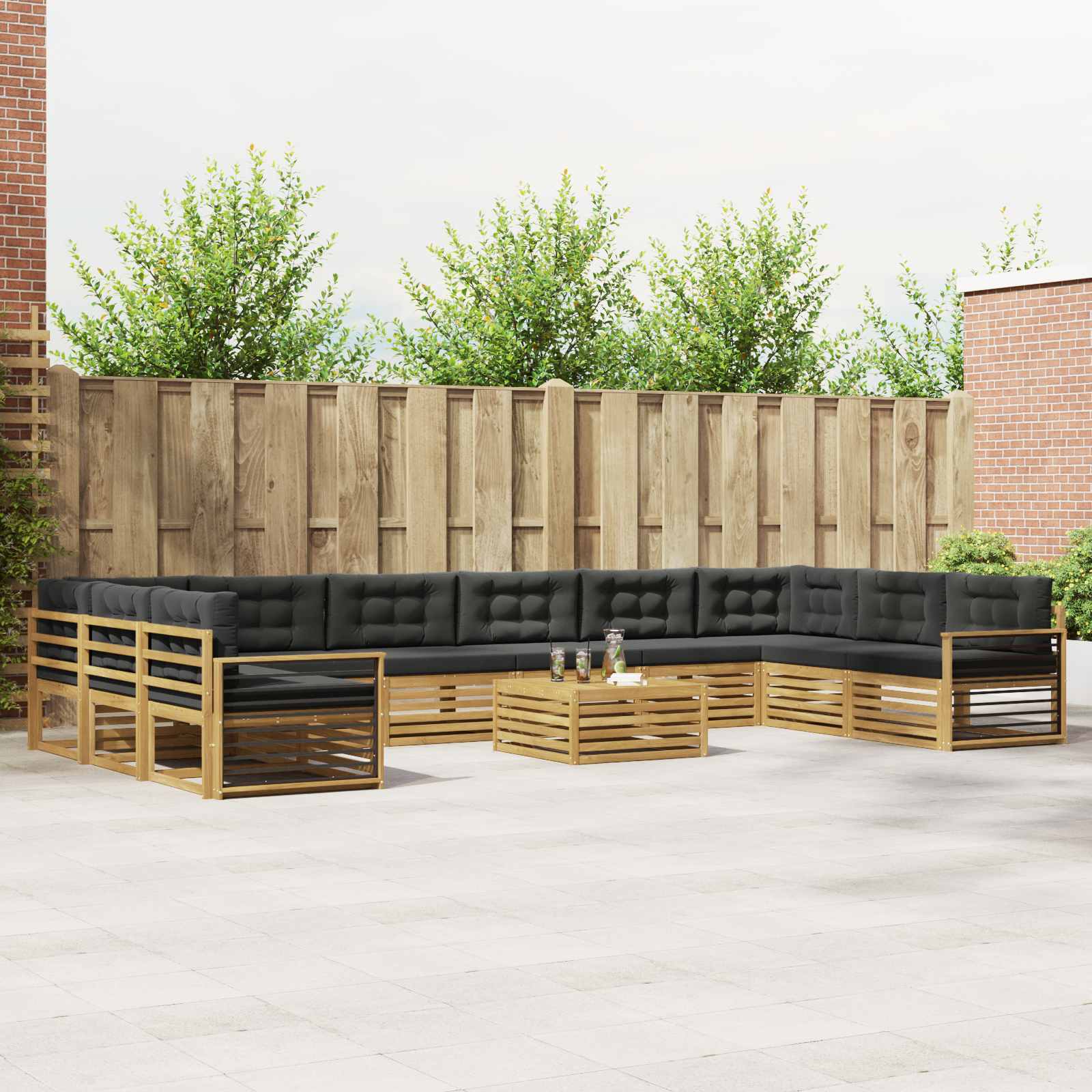 Sofa-Sets Massief Acaciahout