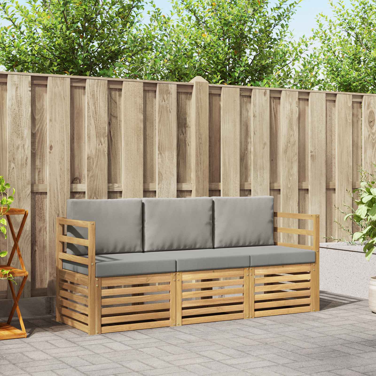 Sofa-Sets Massief Acaciahout – afbeelding 1