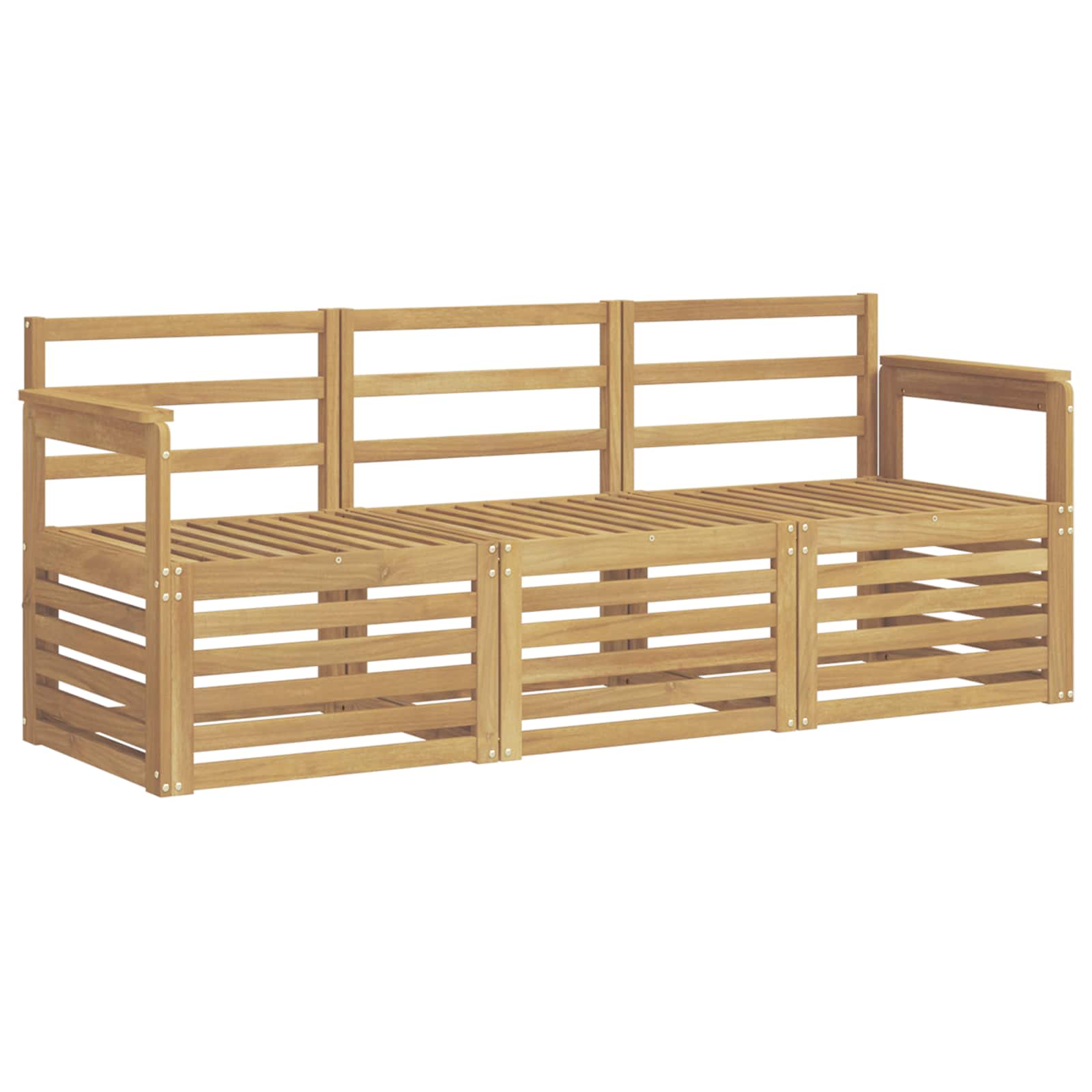 Sofa-Sets Massief Acaciahout – afbeelding 2