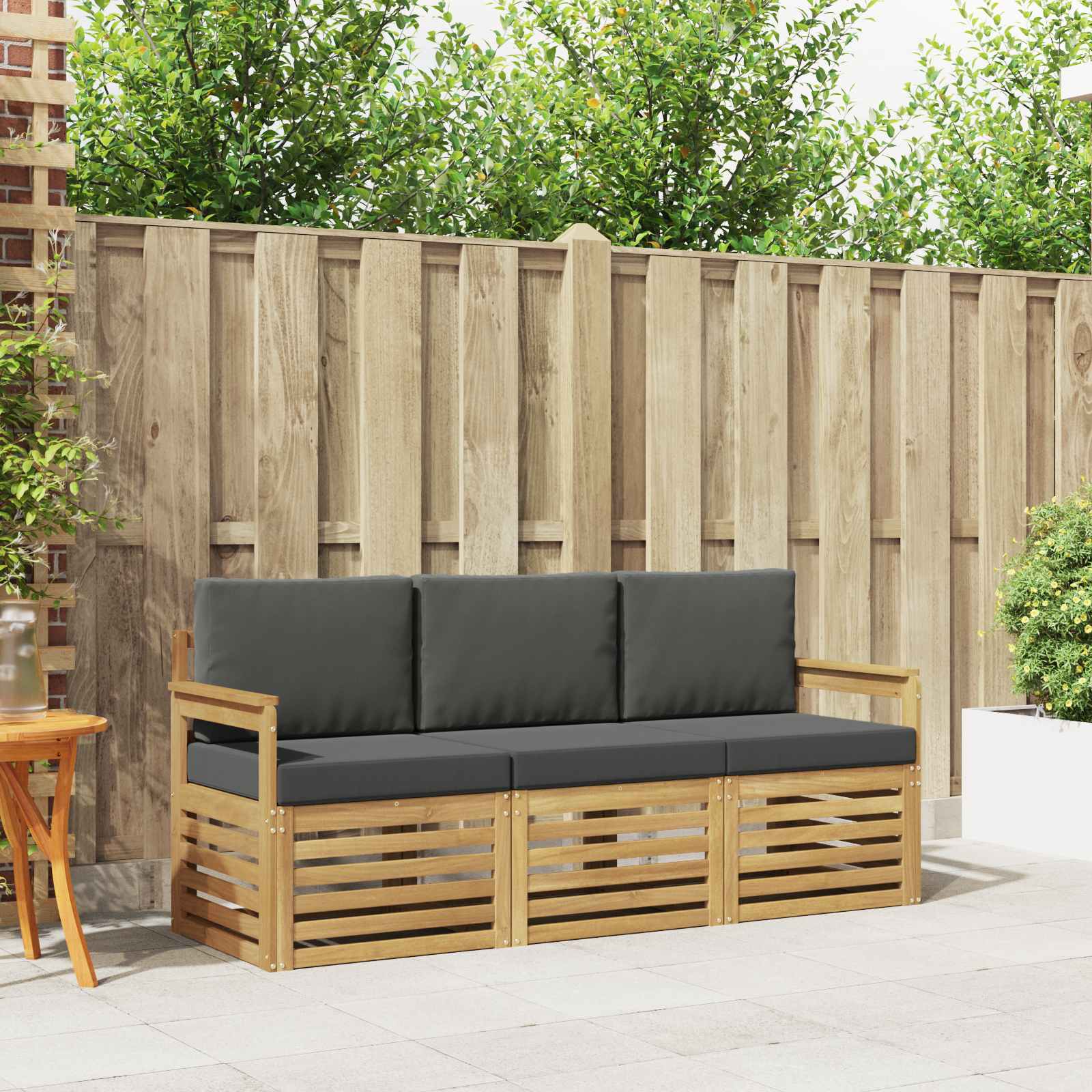 Sofa-Sets Massief Acaciahout – afbeelding 1