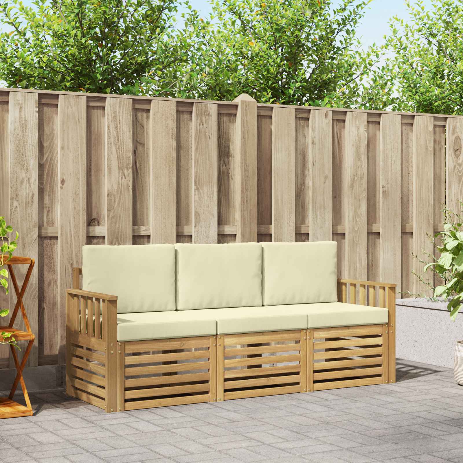 Sofa-Sets Massief Acaciahout – afbeelding 1