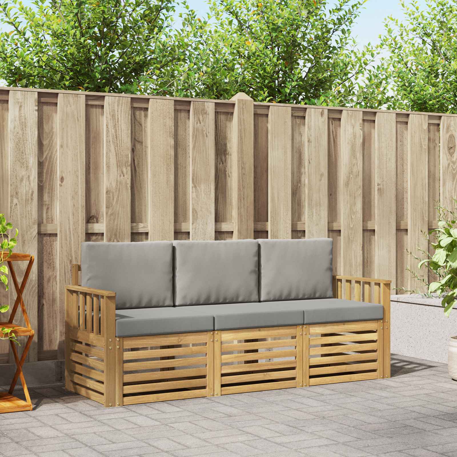 Sofa-Sets Massief Acaciahout – afbeelding 1