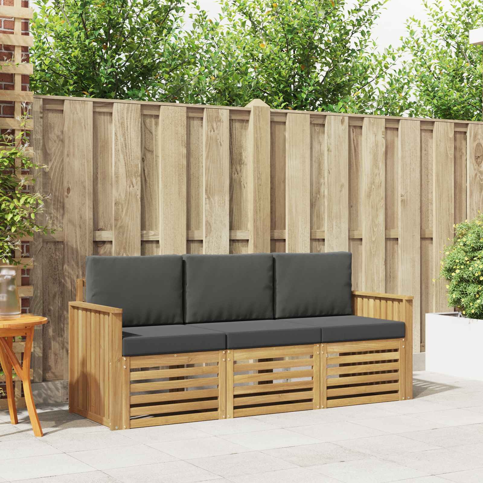 Sofa-Sets Massief Acaciahout – afbeelding 1