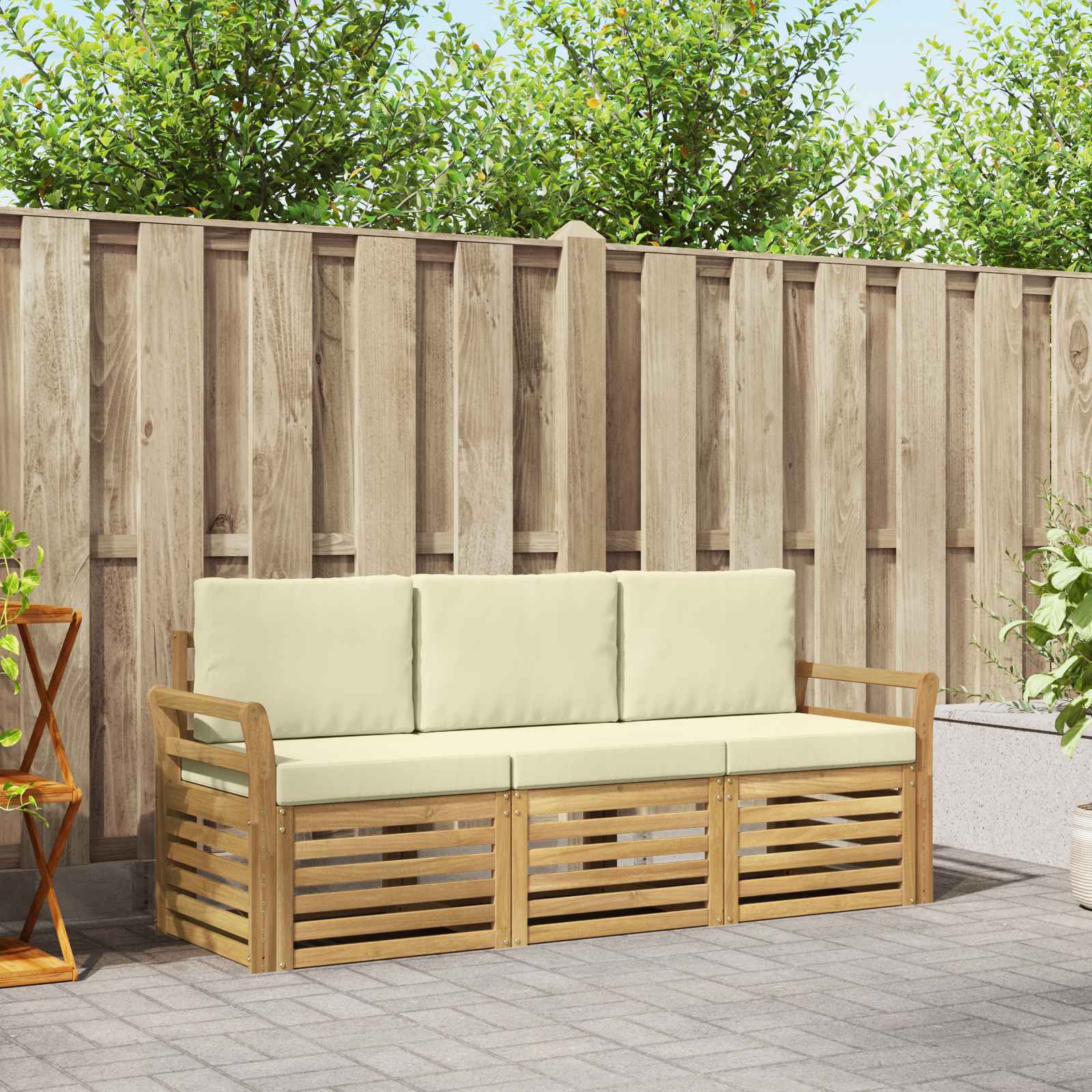 Sofa-Sets Massief Acaciahout – afbeelding 1
