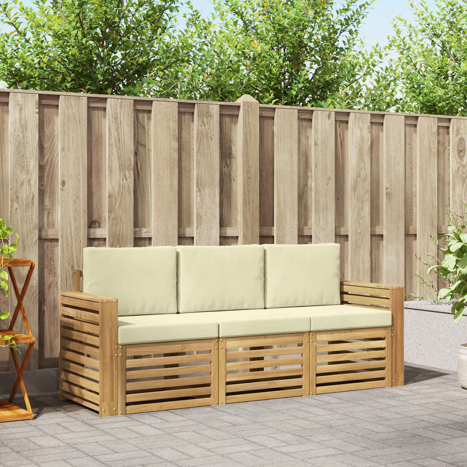 Sofa-Sets Massief Acaciahout – afbeelding 1