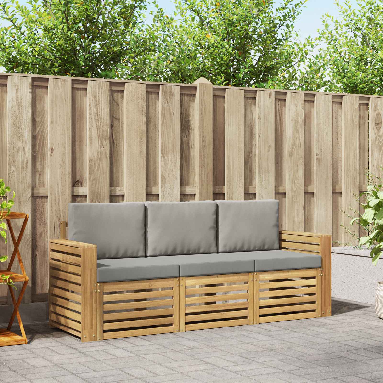 Sofa-Sets Massief Acaciahout – afbeelding 1