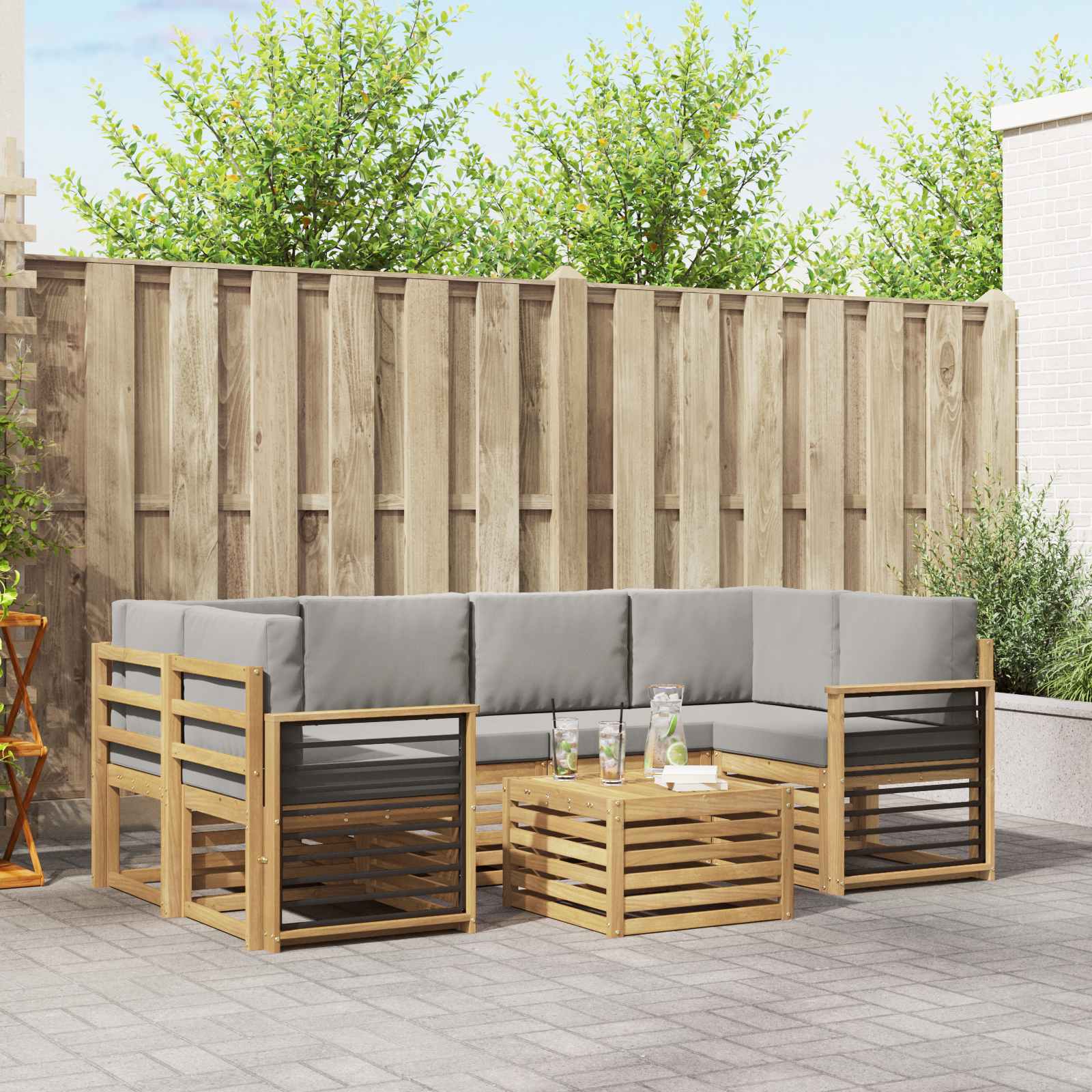 Sofa-Sets Massief Acaciahout