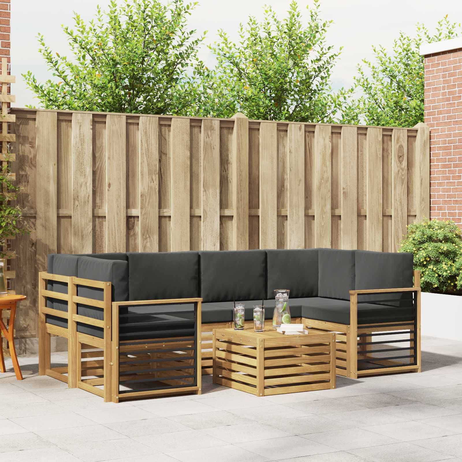 Sofa-Sets Massief Acaciahout