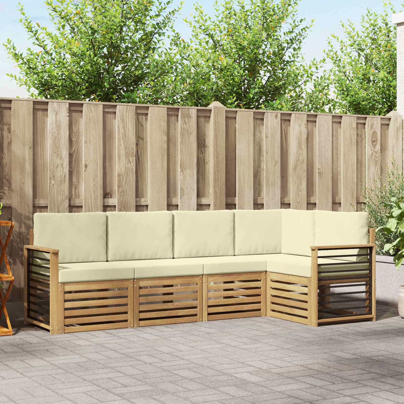 Sofa-Sets Massief Acaciahout – afbeelding 1
