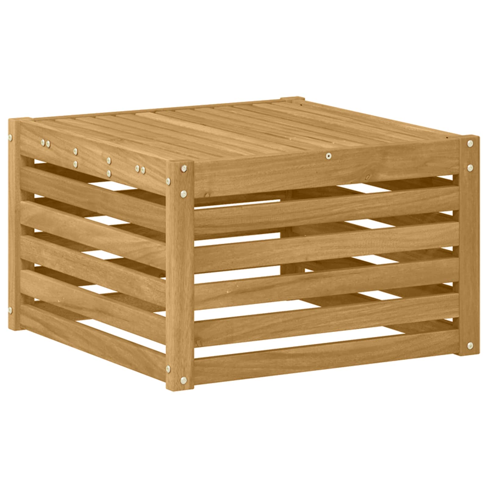 Buiten bankenset 6 pcs Wit en Lichtgrijs 59 x 59 x 37 cm – afbeelding 4