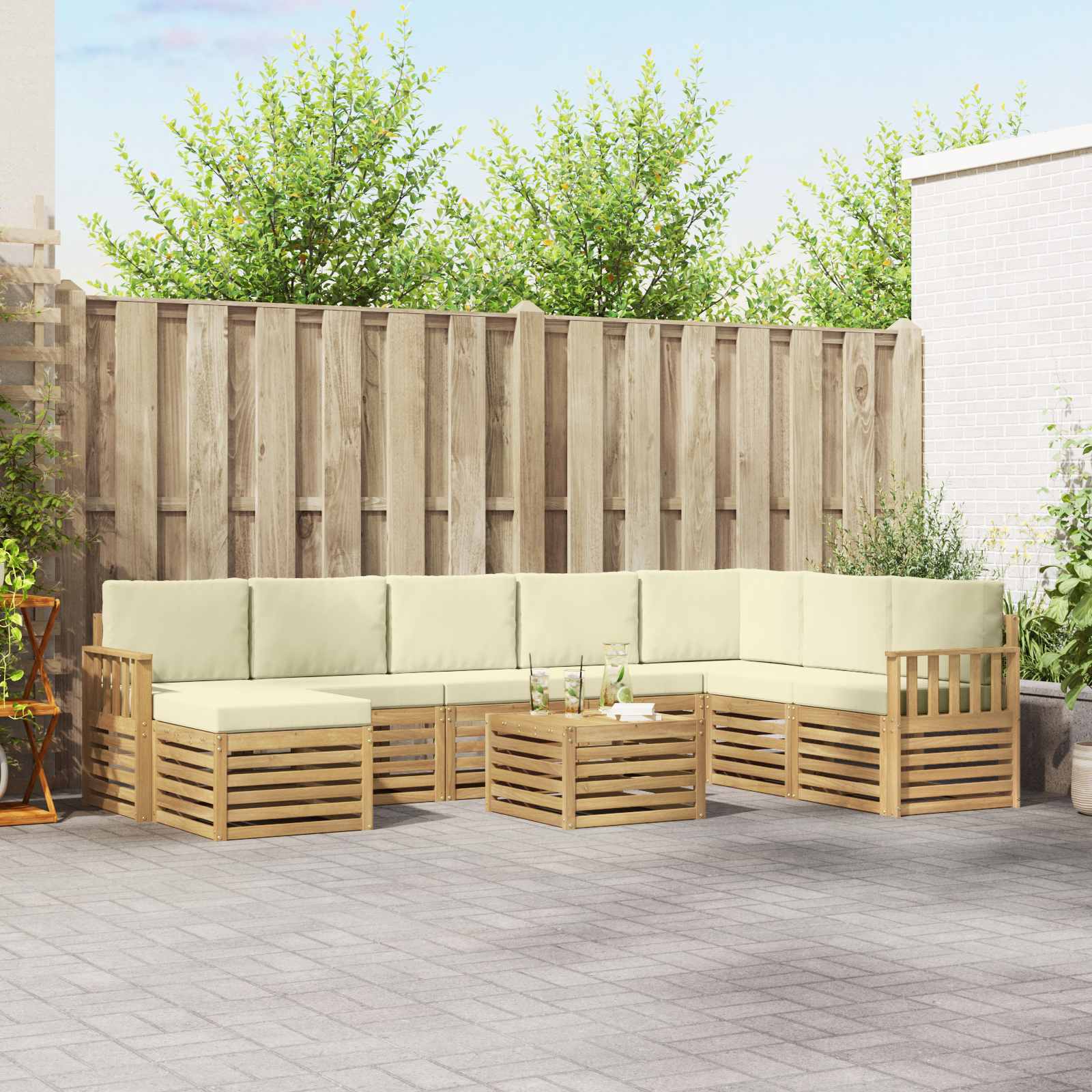 Sofa-Sets Massief Acaciahout